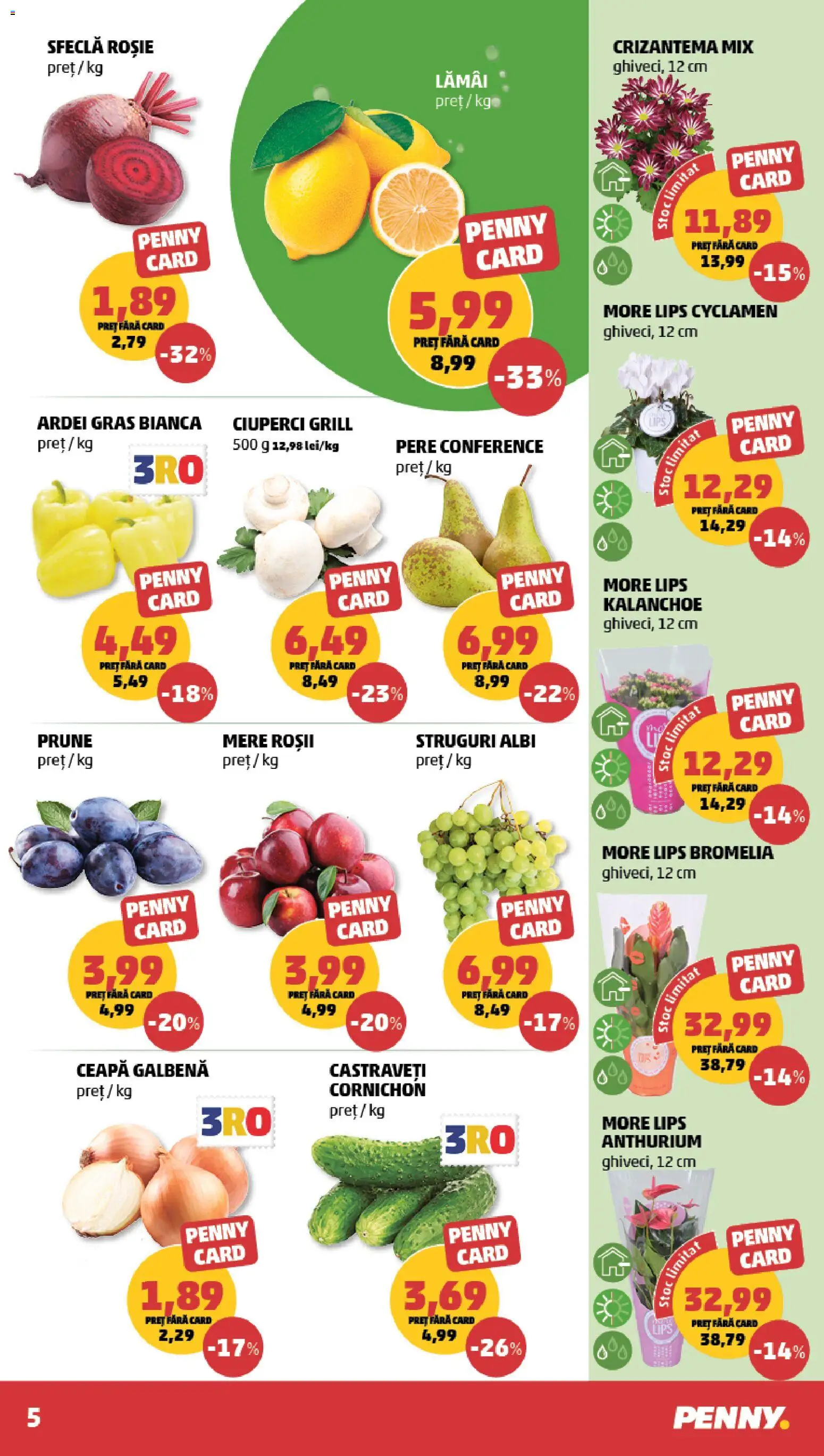 Catalog PENNY Market 9 - 14 Septembrie 2026 | Pagina 5 | Produse: Ardei, Roșii, Pere, Sfeclă