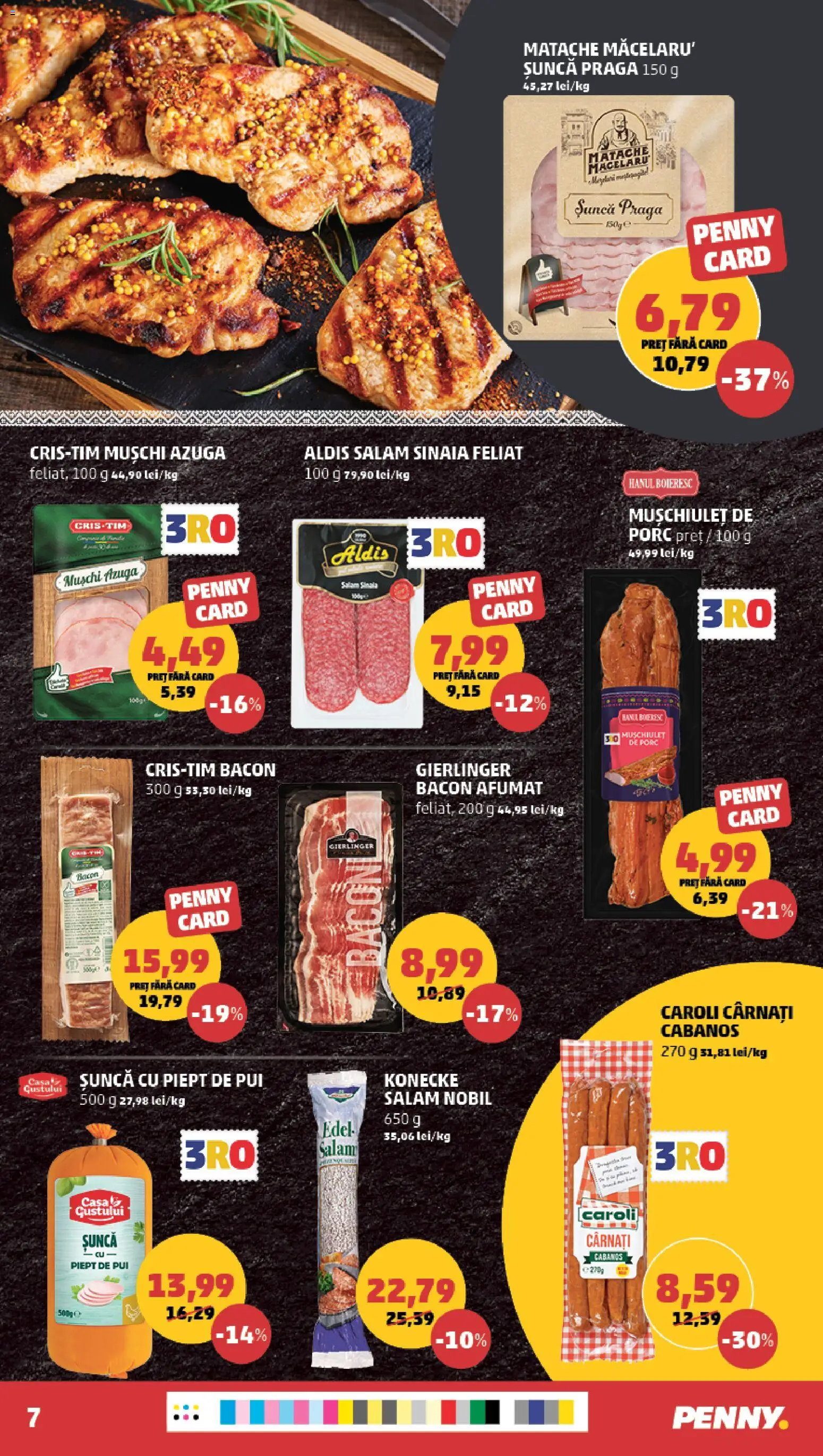 Catalog PENNY Market 9 - 14 Septembrie 2026 | Pagina 7 | Produse: Sunca praga, Cabanos, Salam, Șuncă