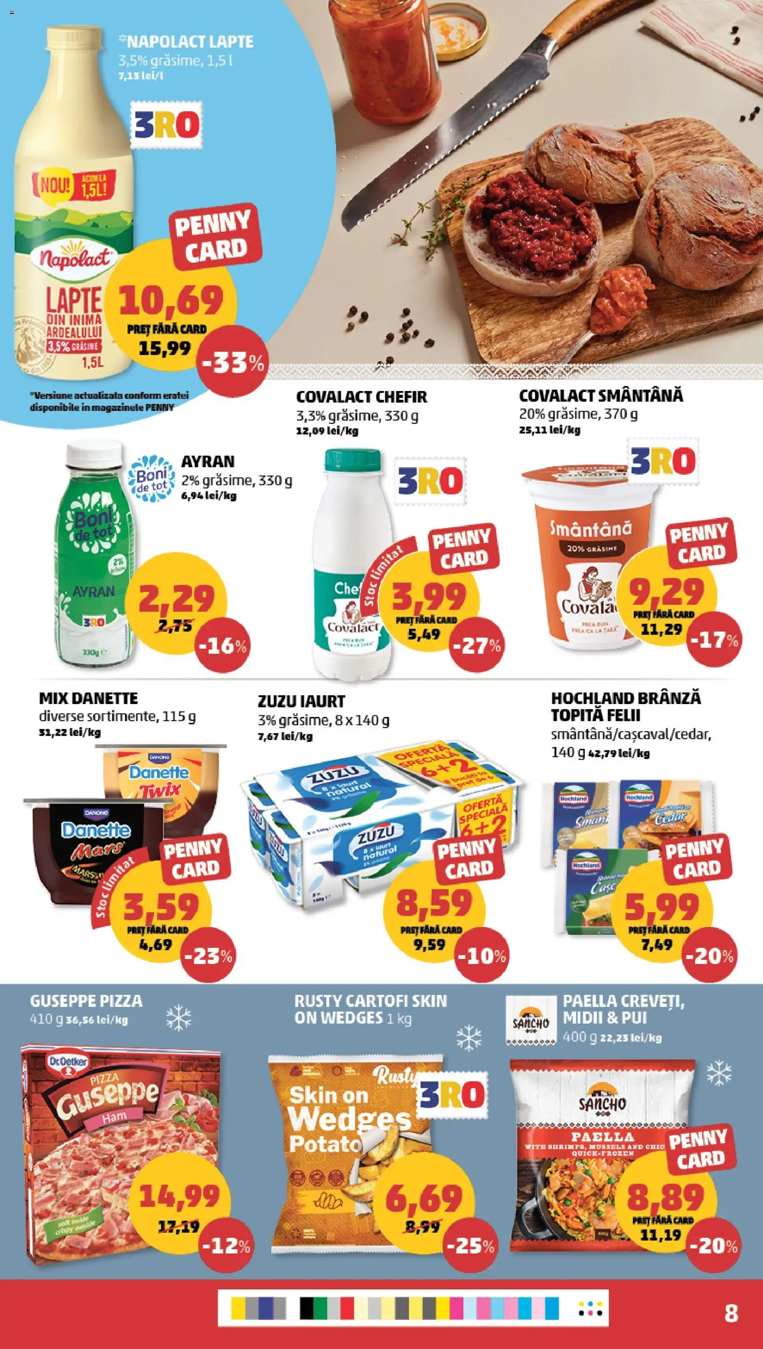 Catalog PENNY Market 9 - 14 Septembrie 2026 | Pagina 8 | Produse: Brânză, Hochland, Smântână, Cartofi