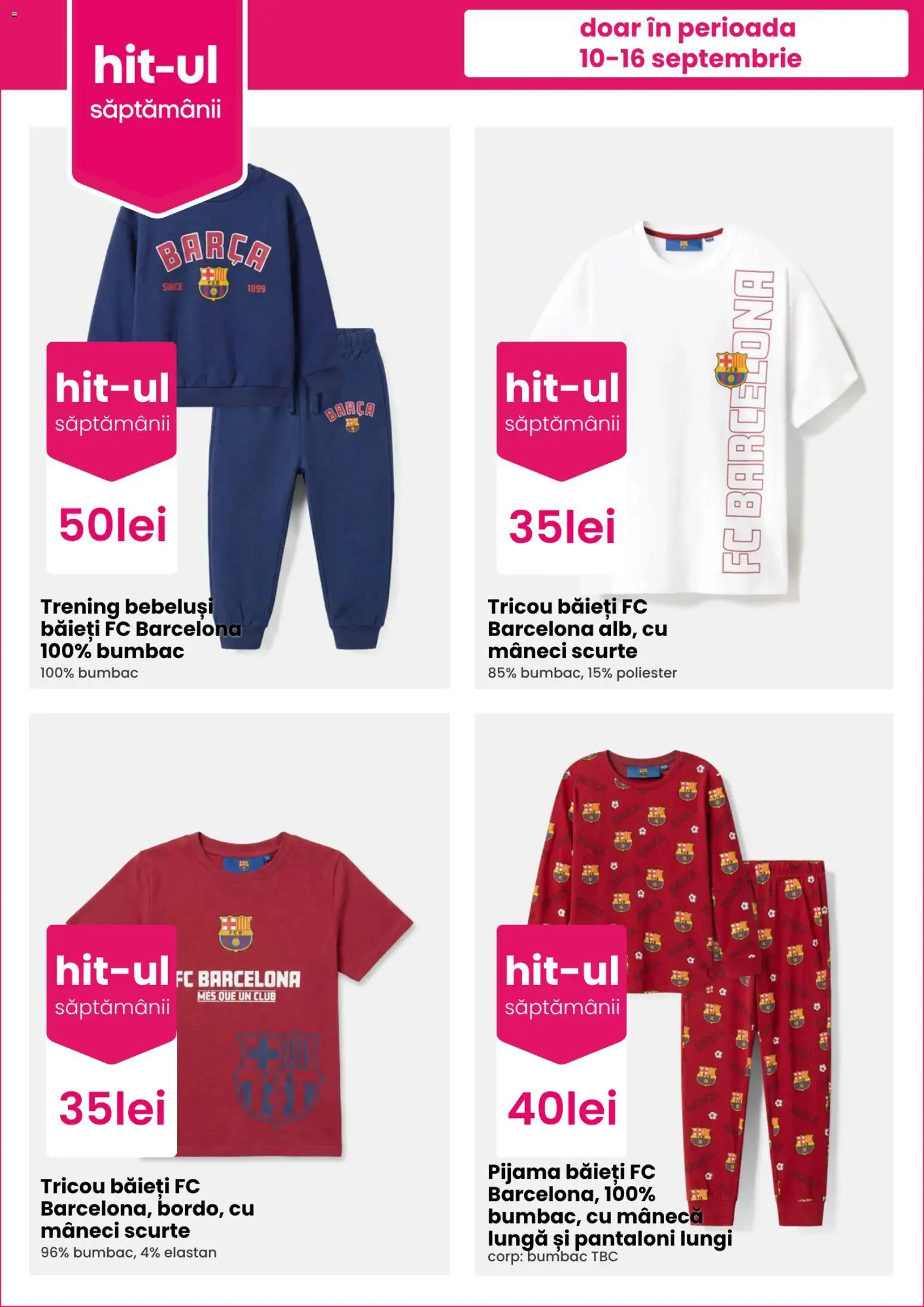 Catalog Pepco 10 - 15 Septembrie 2026 | Pagina 2 | Produse: Trening, Pijamă, Tricou, Pantaloni