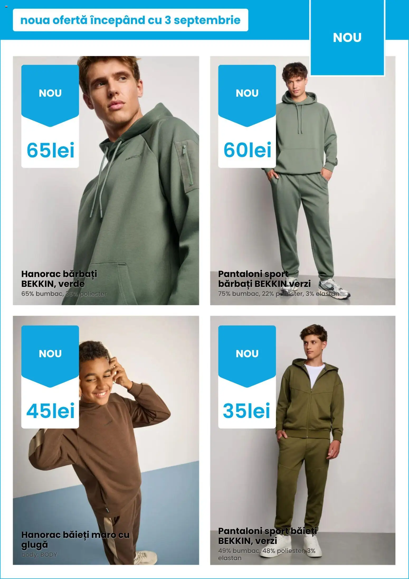 Catalog Pepco 10 - 15 Septembrie 2026 | Pagina 5 | Produse: Body, Sport, Pantaloni, Hanorac