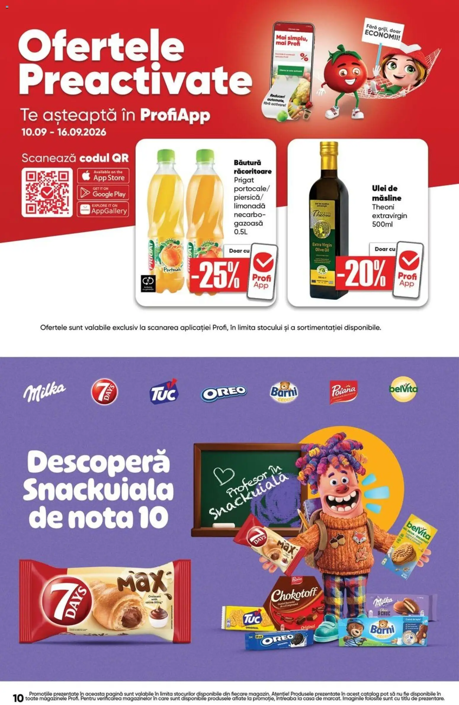 Catalog Profi 10 - 15 Septembrie 2026 | Pagina 10 | Produse: Oreo, Limonada, Măsline, Ulei de masline