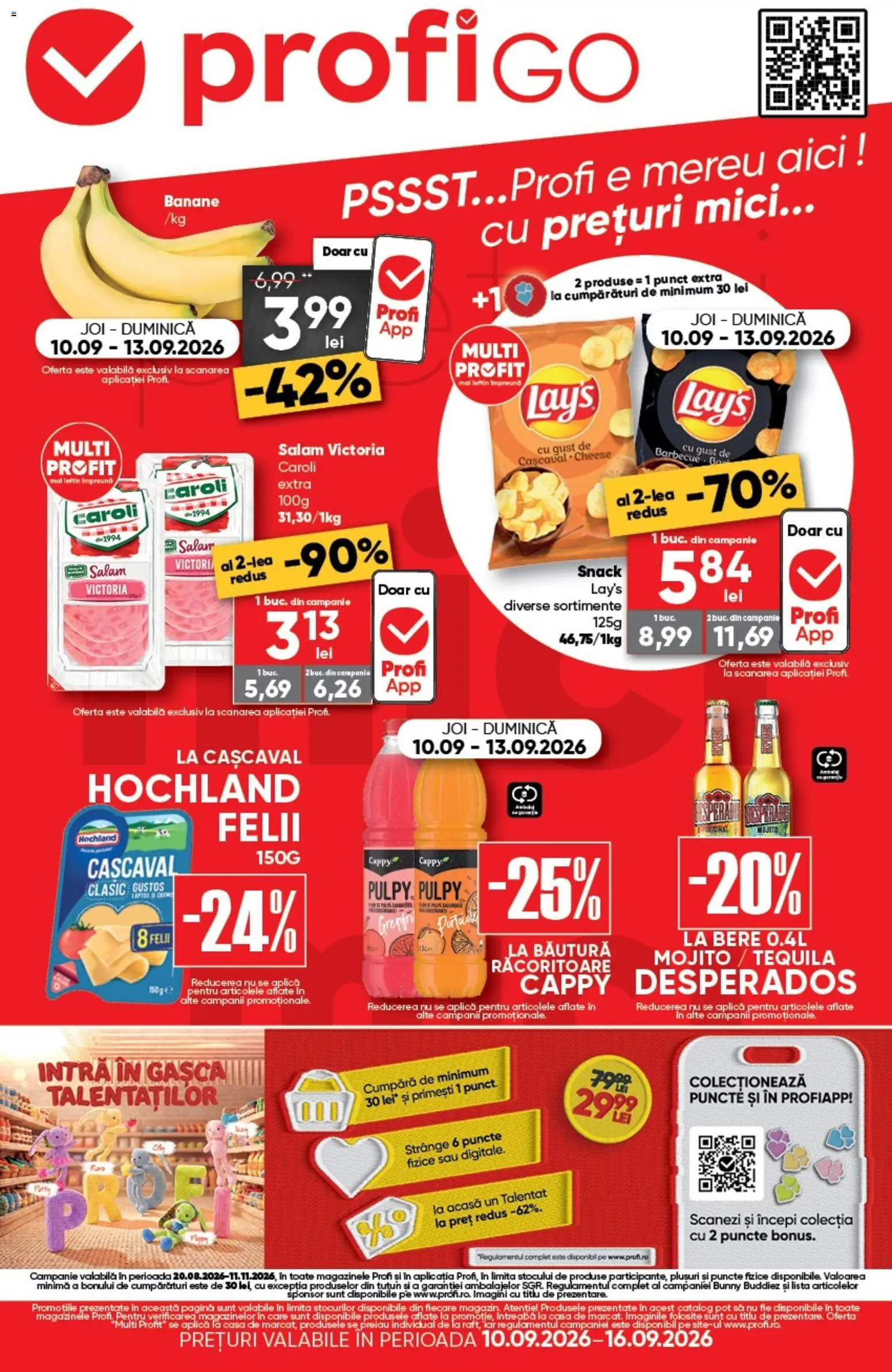 Catalog Profi 10 - 15 Septembrie 2026 | Pagina 1 | Produse: Aplică, Bautura racoritoare, Cașcaval, Hochland