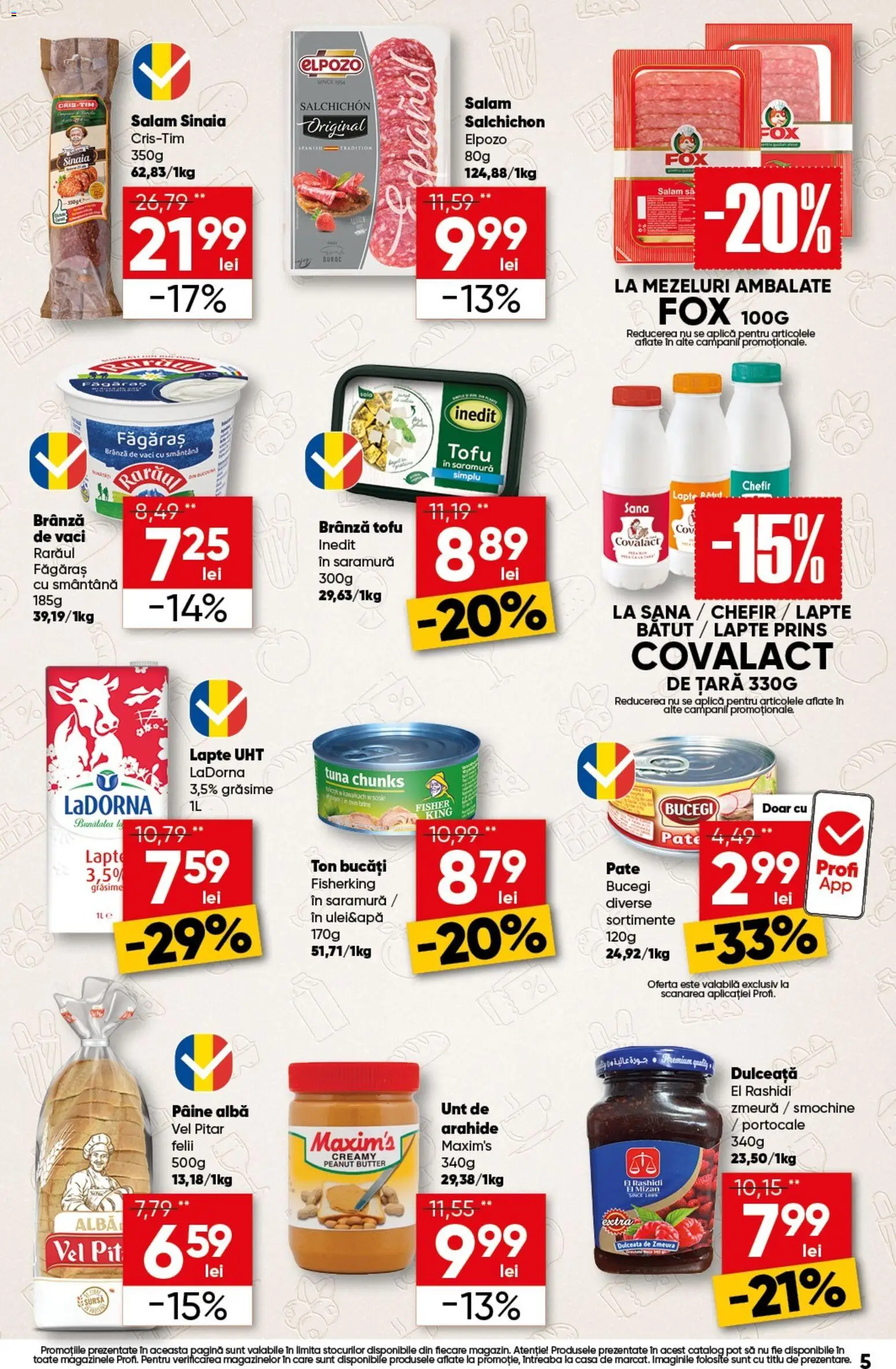Catalog Profi 10 - 15 Septembrie 2026 | Pagina 5 | Produse: Zmeură, Pate, Pâine, Salam