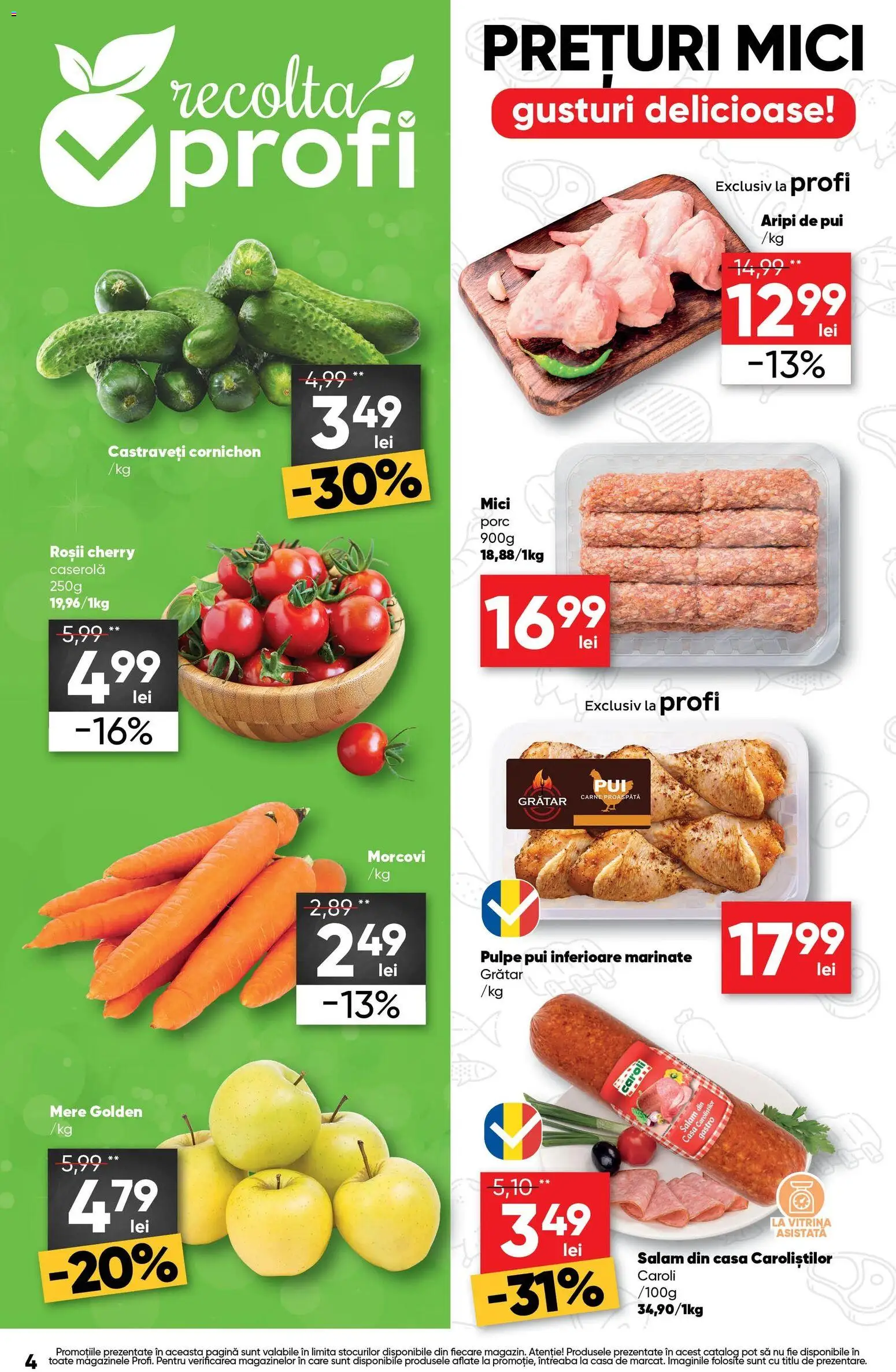 Catalog Profi 10 - 15 Septembrie 2026 | Pagina 4 | Produse: Grătar, Mici, Salam, Castraveți