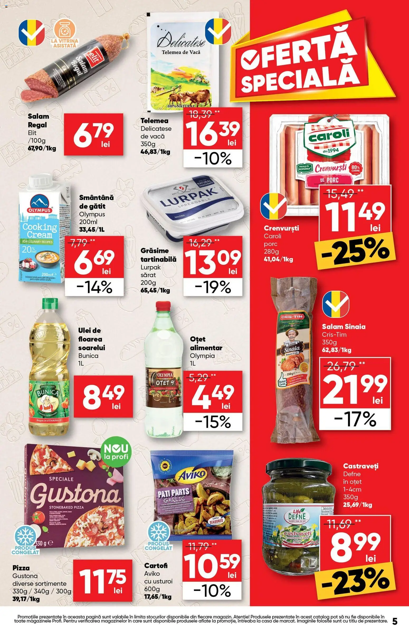 Catalog Profi 10 - 15 Septembrie 2026 | Pagina 5 | Produse: Vitrină, Ulei, Oțet, Cartofi