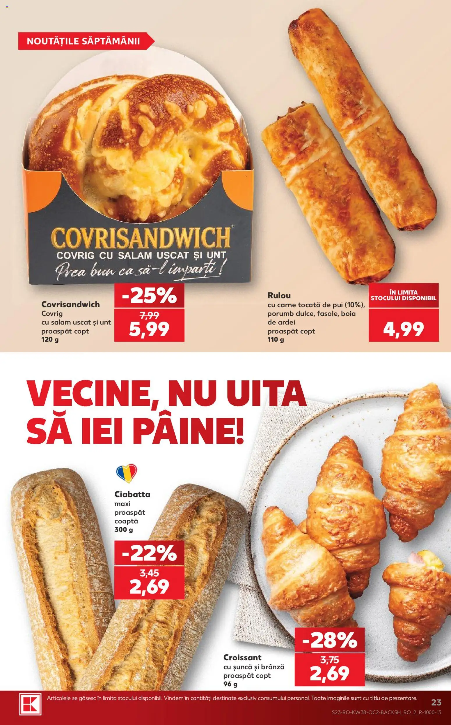 Catalog Kaufland 16 - 21 Septembrie 2026 | Pagina 23 | Produse: Ardei, Brânză, Carne tocată, Porumb