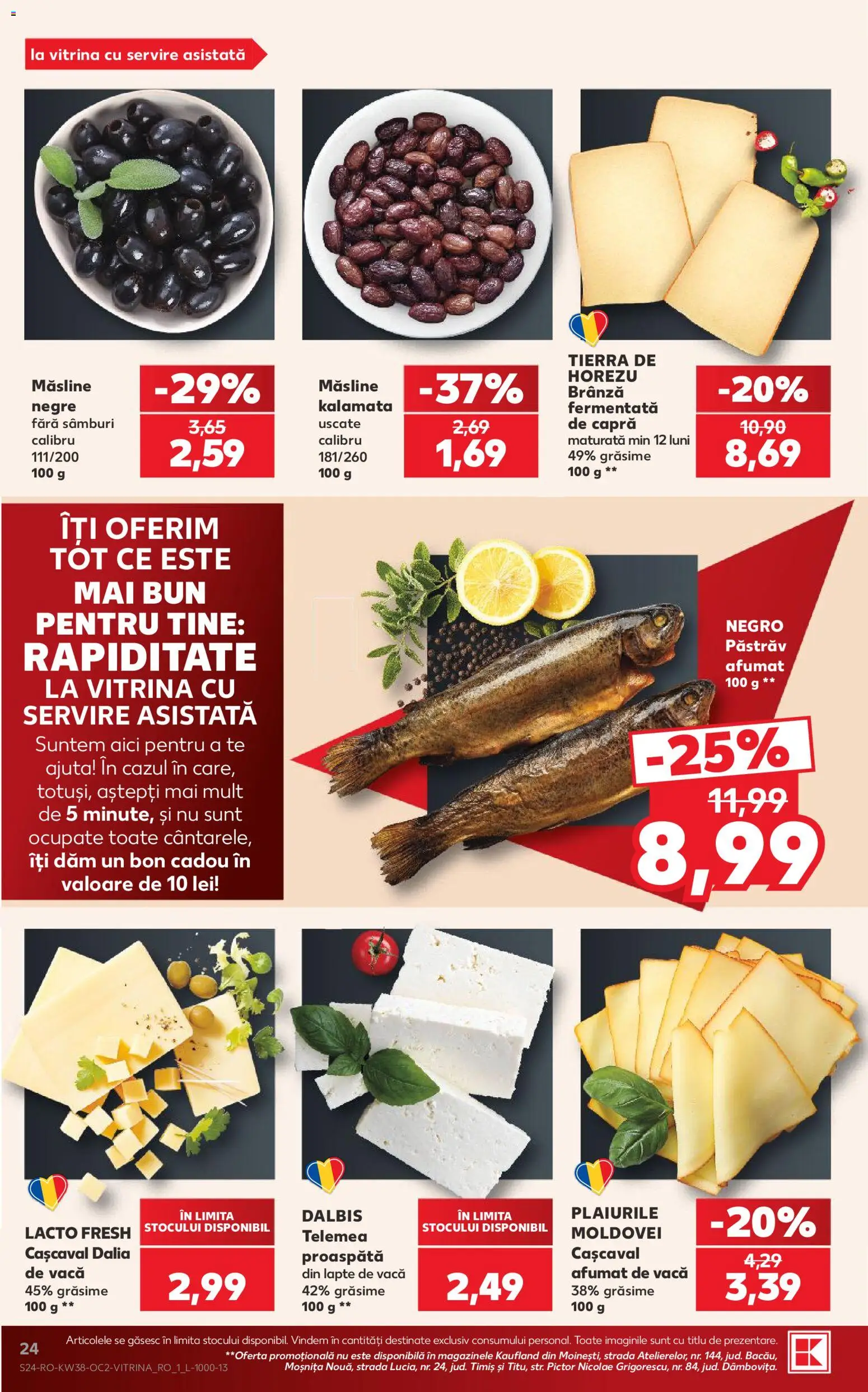 Catalog Kaufland 16 - 21 Septembrie 2026 | Pagina 24 | Produse: Pastrav, Vitrină, Lapte, Brânză