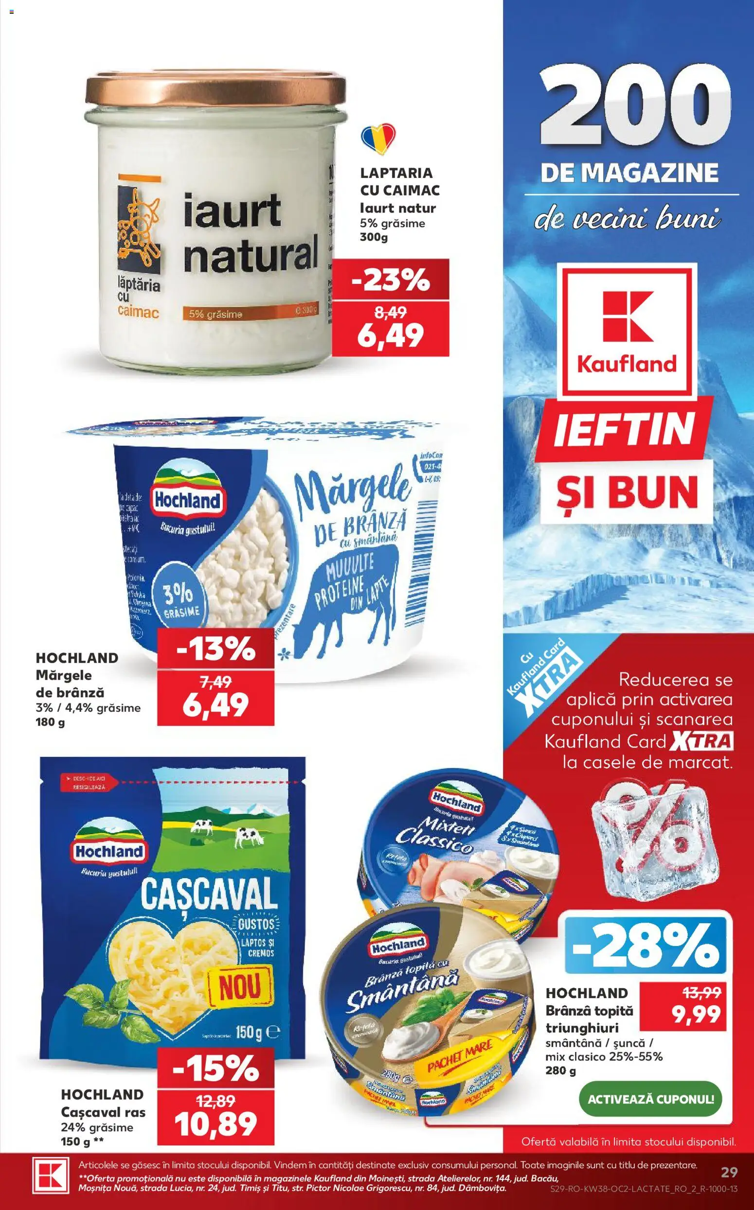 Catalog Kaufland 16 - 21 Septembrie 2026 | Pagina 29 | Produse: Lapte, Brânză, Șuncă, Smântână