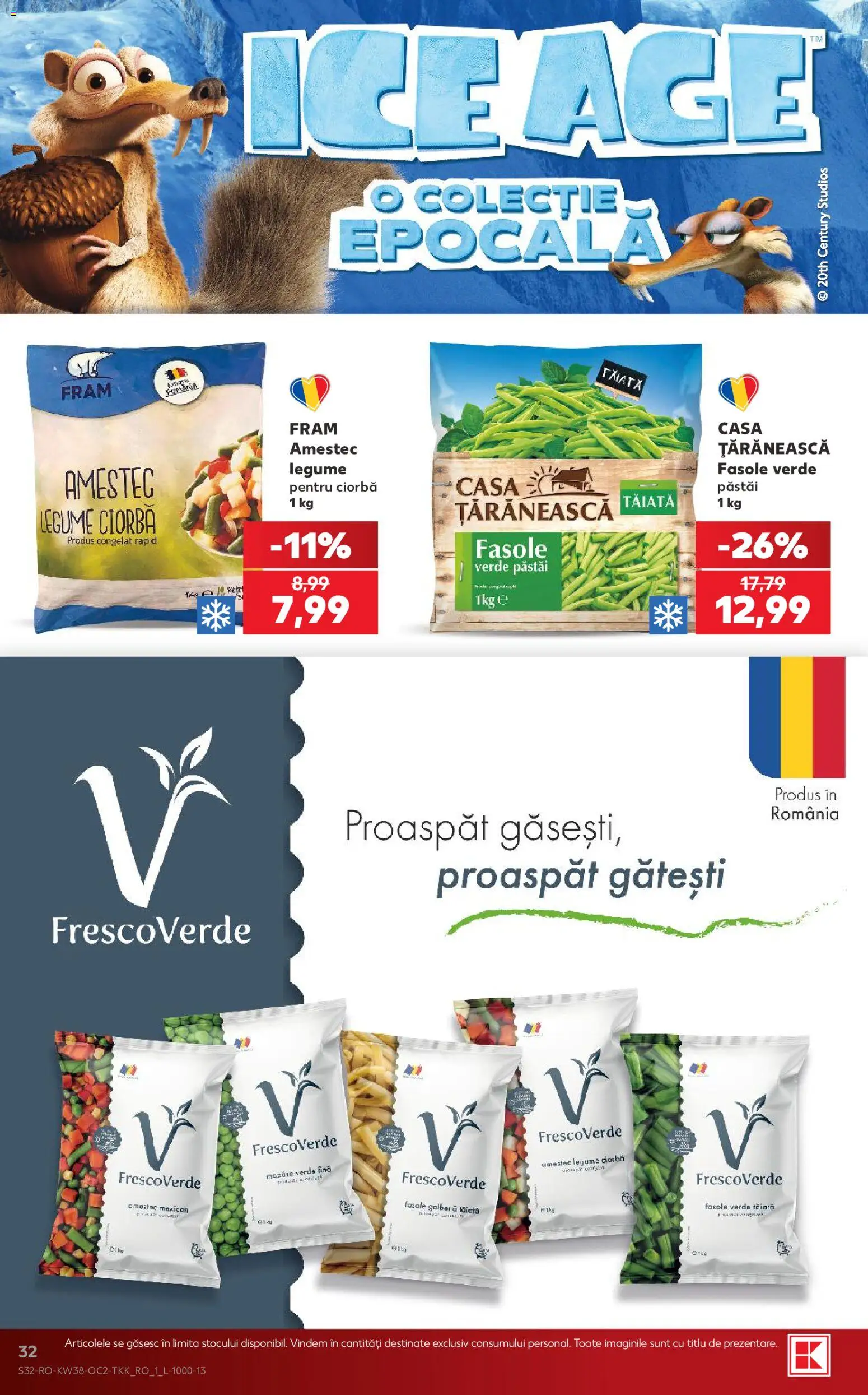 Catalog Kaufland 16 - 21 Septembrie 2026 | Pagina 32 | Produse: Ciorba, Fasole verde, Amestec, Legume