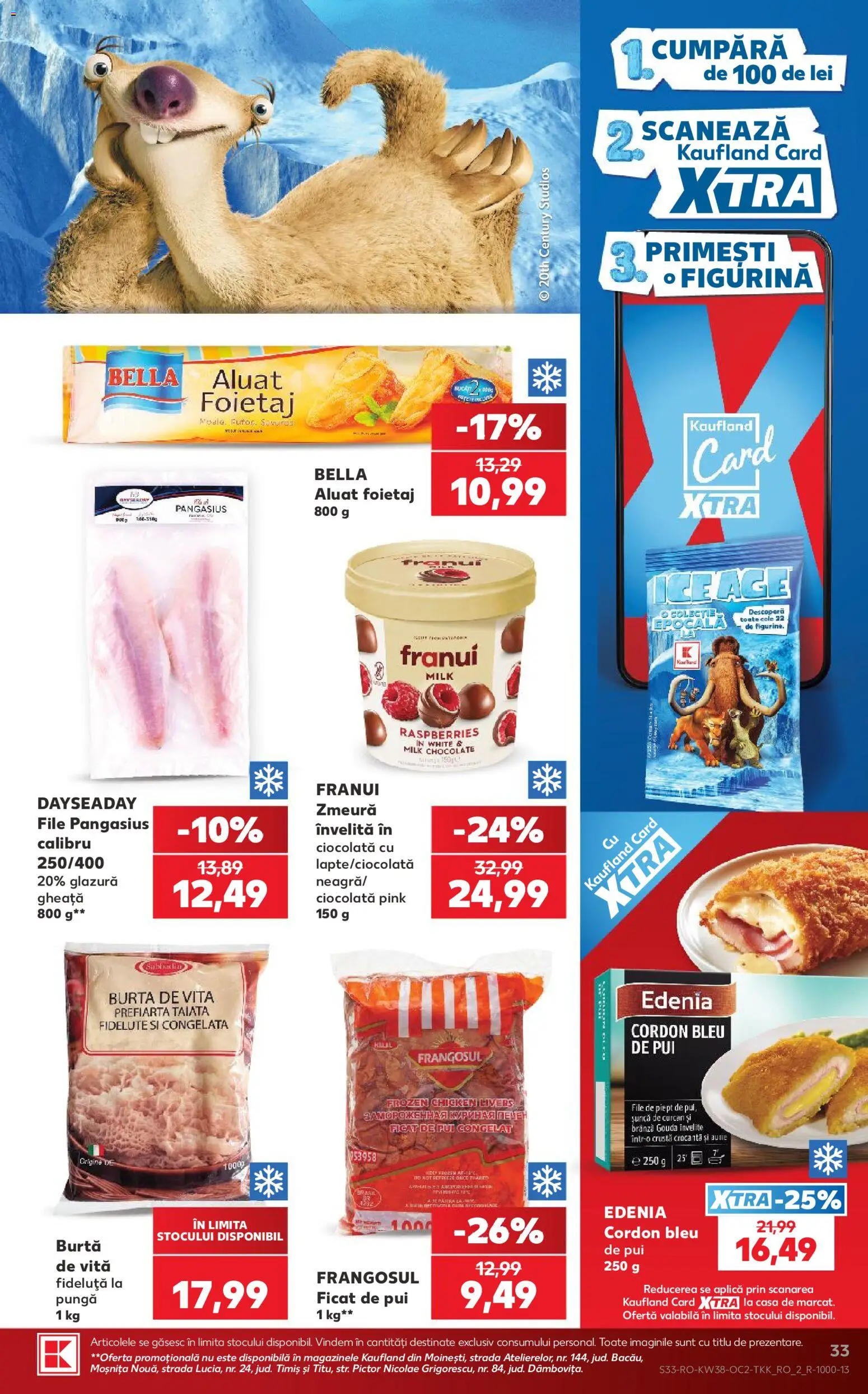 Catalog Kaufland 16 - 21 Septembrie 2026 | Pagina 33 | Produse: Foietaj, Cordon bleu, Brânză, Ciocolată