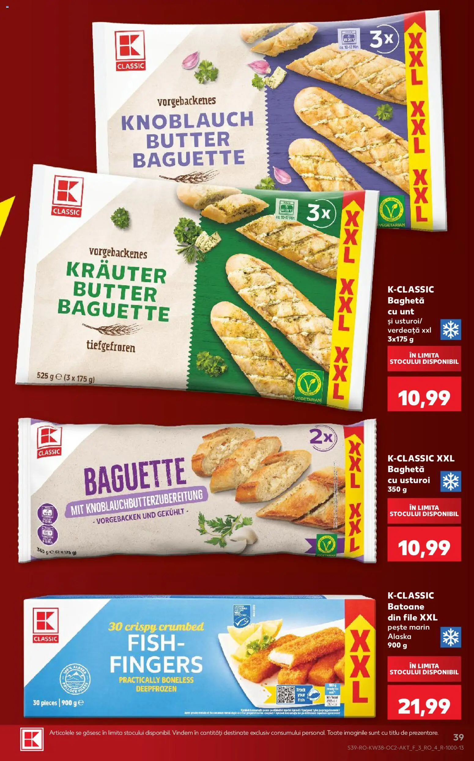 Catalog Kaufland 16 - 21 Septembrie 2026 | Pagina 39 | Produse: Unt, Pește, Usturoi, Verdeață