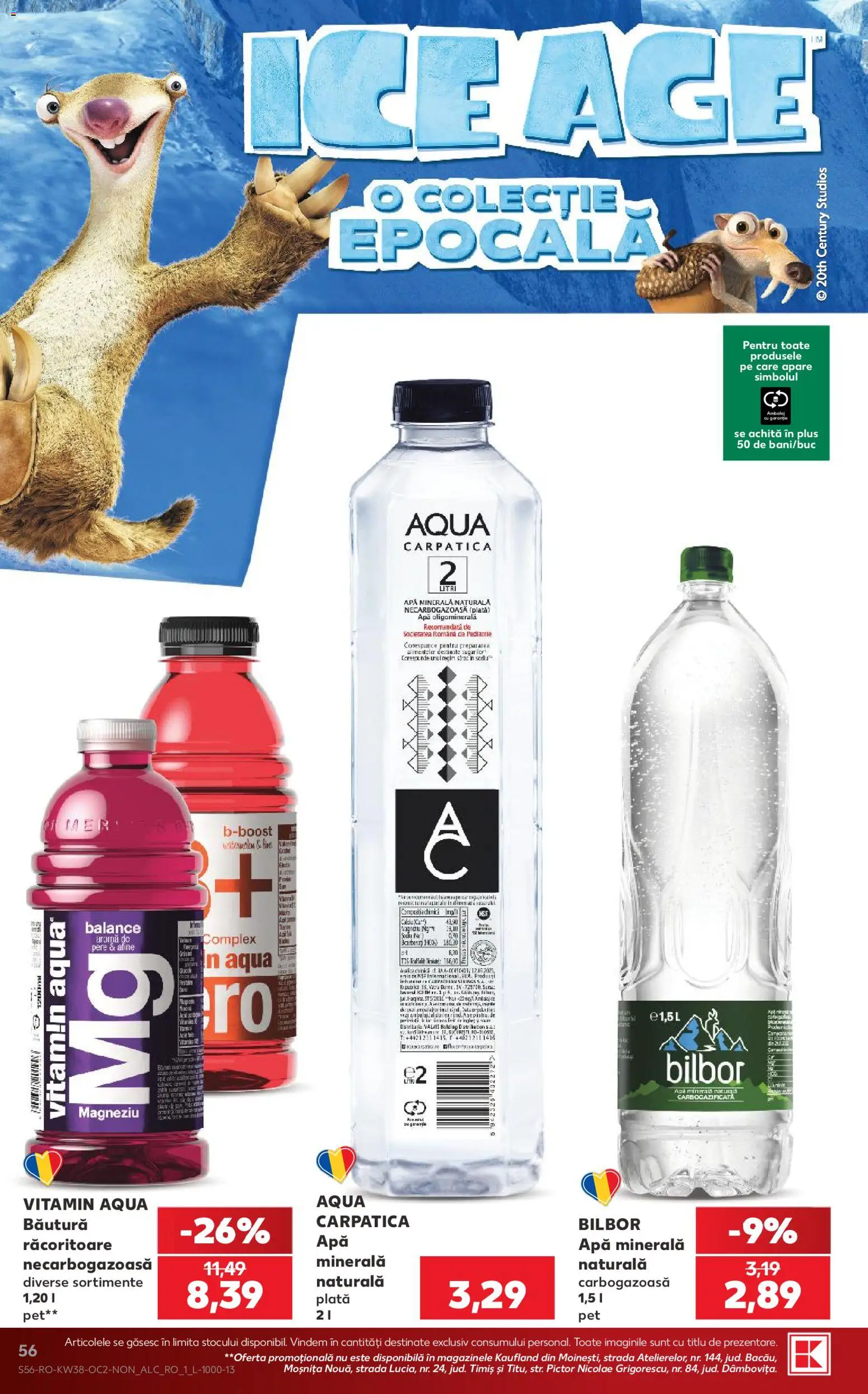 Catalog Kaufland 16 - 21 Septembrie 2026 | Pagina 56 | Produse: Aqua Carpatica, Aqua, Apă, Plus