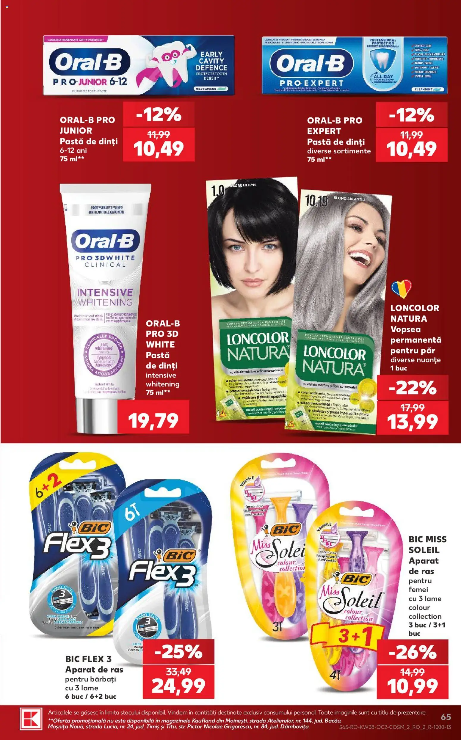 Catalog Kaufland 16 - 21 Septembrie 2026 | Pagina 65 | Produse: Clean, Aparat De Ras, Aparat, Măsline