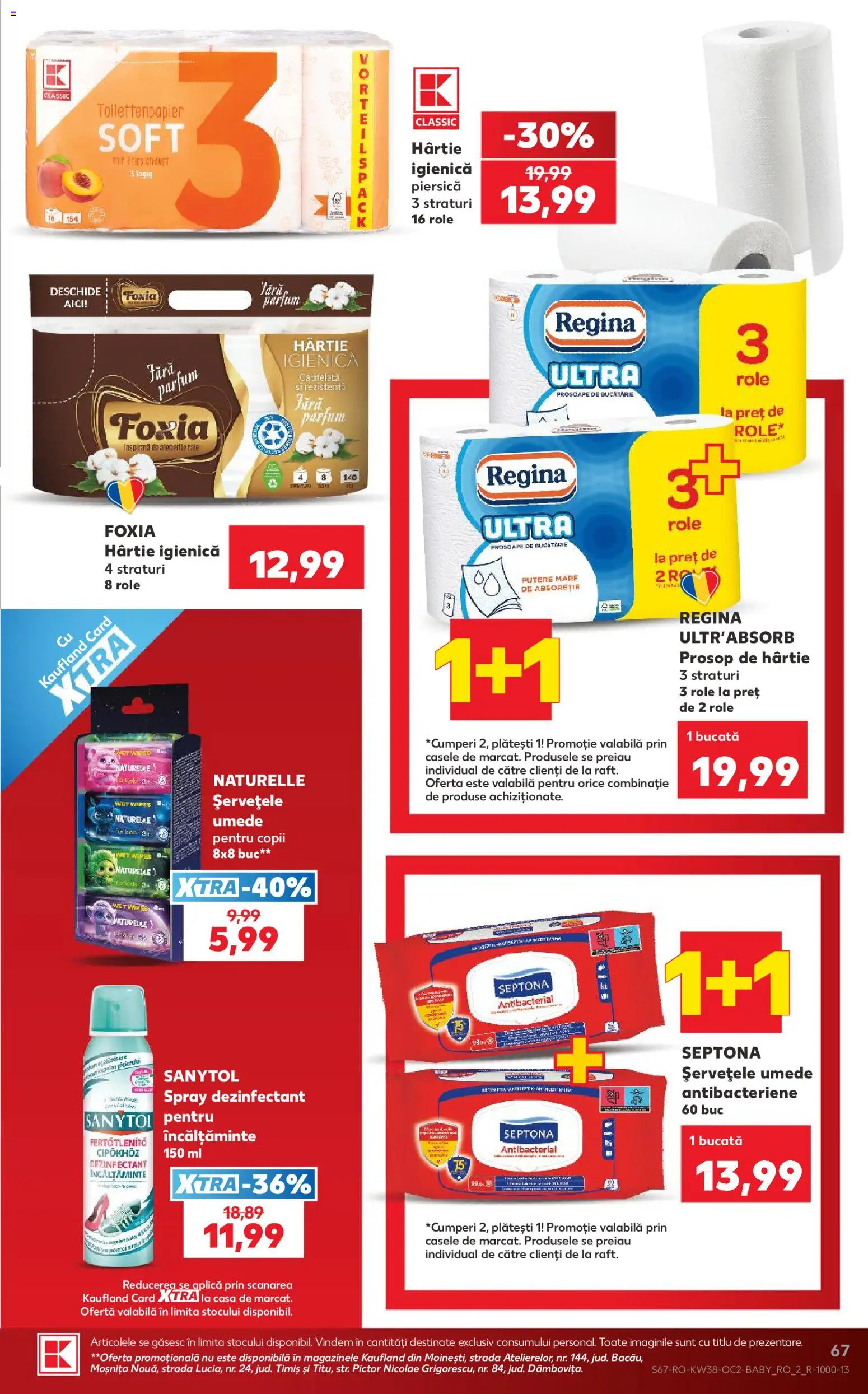 Catalog Kaufland 16 - 21 Septembrie 2026 | Pagina 67 | Produse: Regina, Parfum, Incaltaminte, Dezinfectant