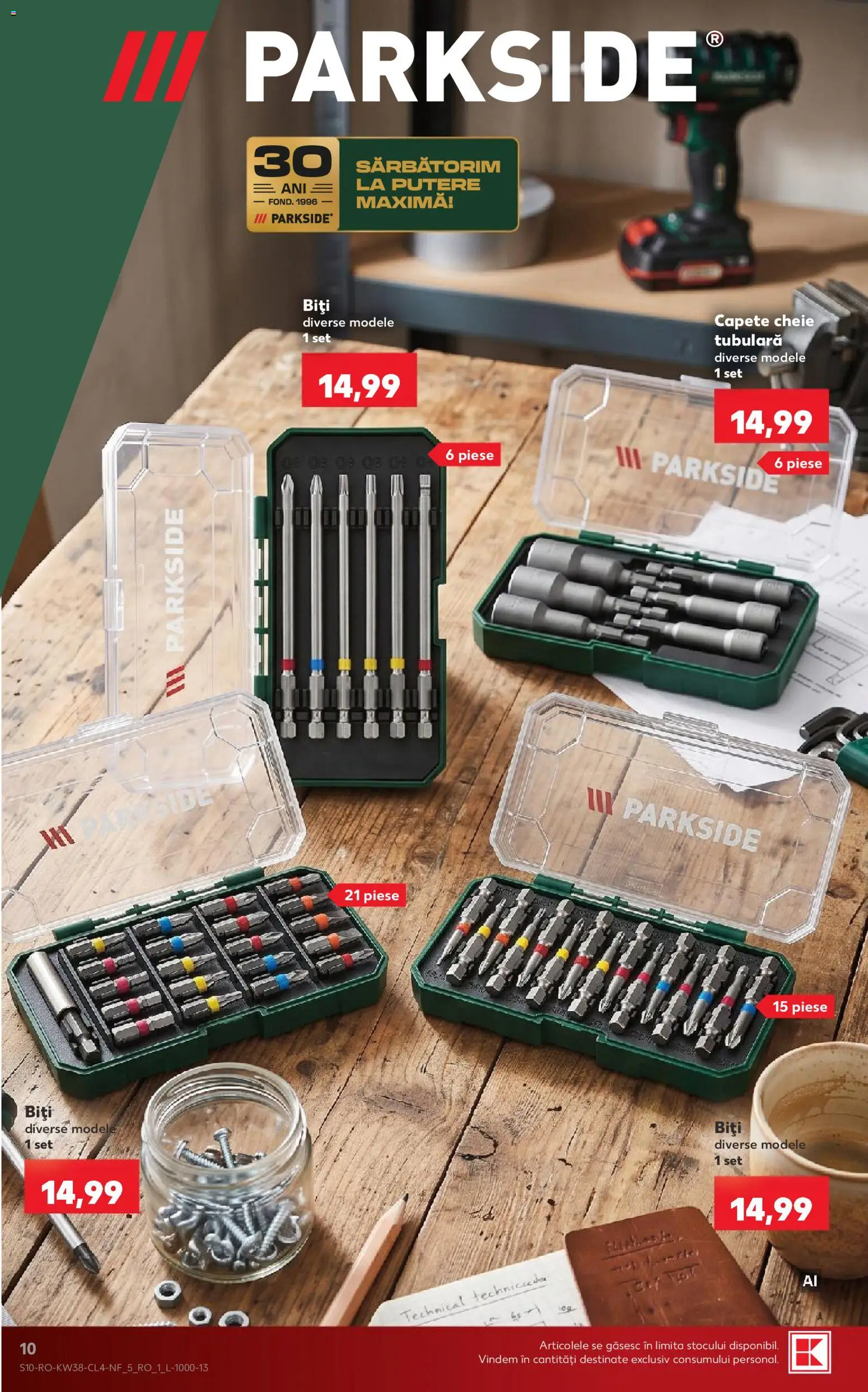 Catalog Kaufland 16 - 21 Septembrie 2026 | Pagina 10 | Produse: Cheie, Parkside