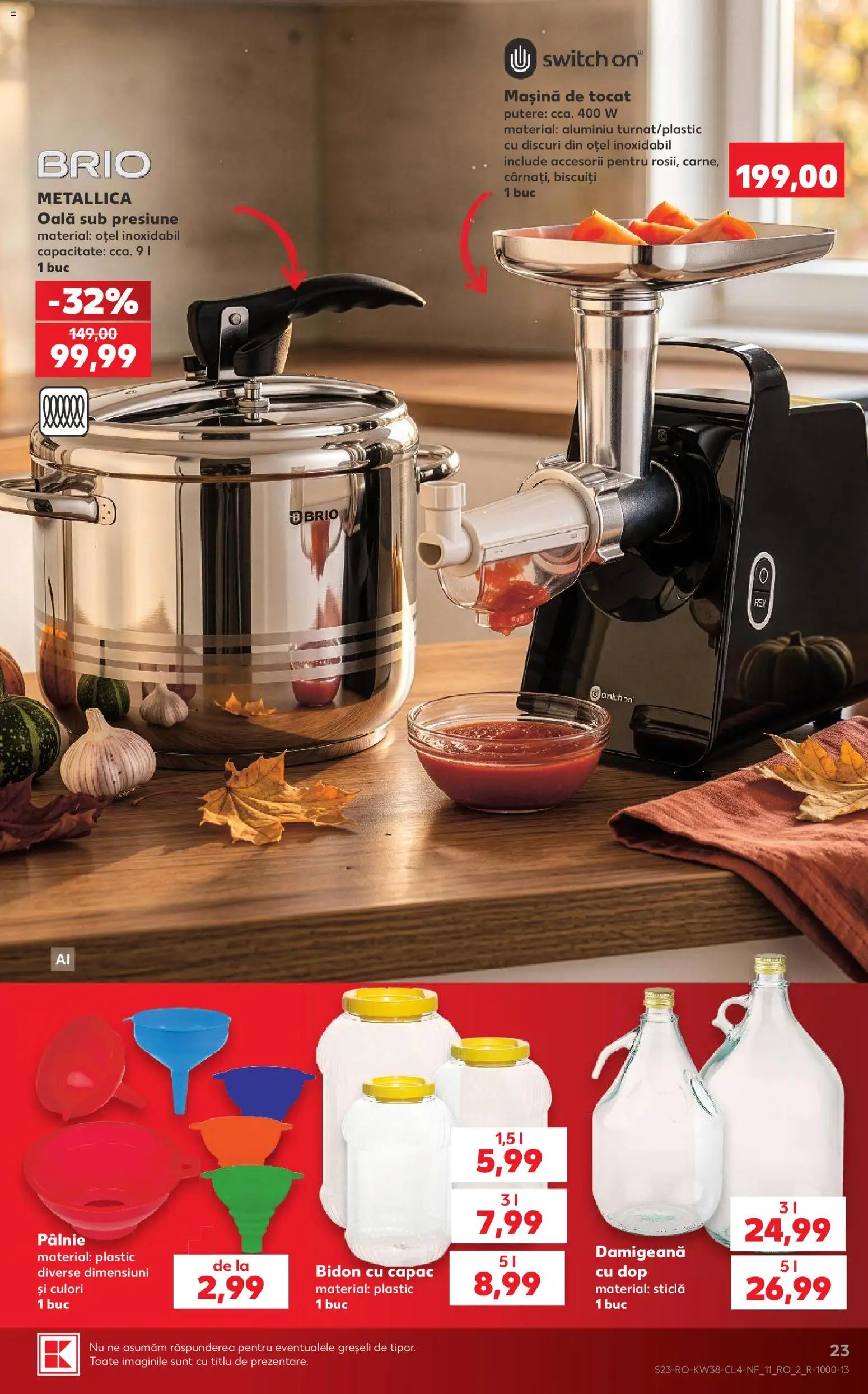 Catalog Kaufland 16 - 21 Septembrie 2026 | Pagina 23 | Produse: Mașină de tocat, Oală, Biscuiți
