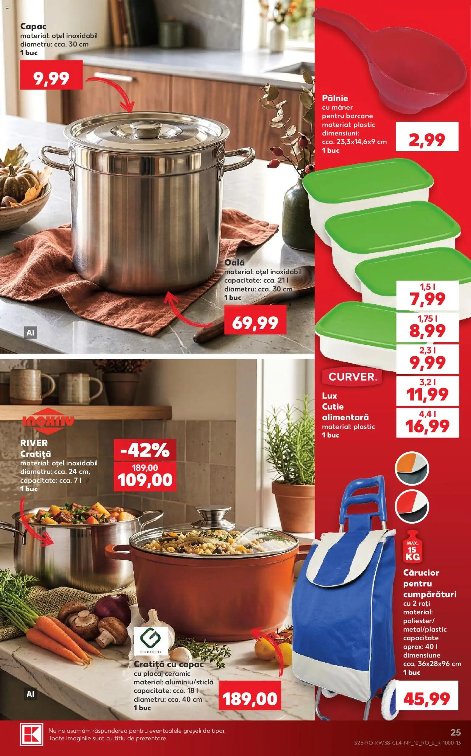 Catalog Kaufland 16 - 21 Septembrie 2026 | Pagina 25 | Produse: Cratiță, Oală, Mâner, Cutie