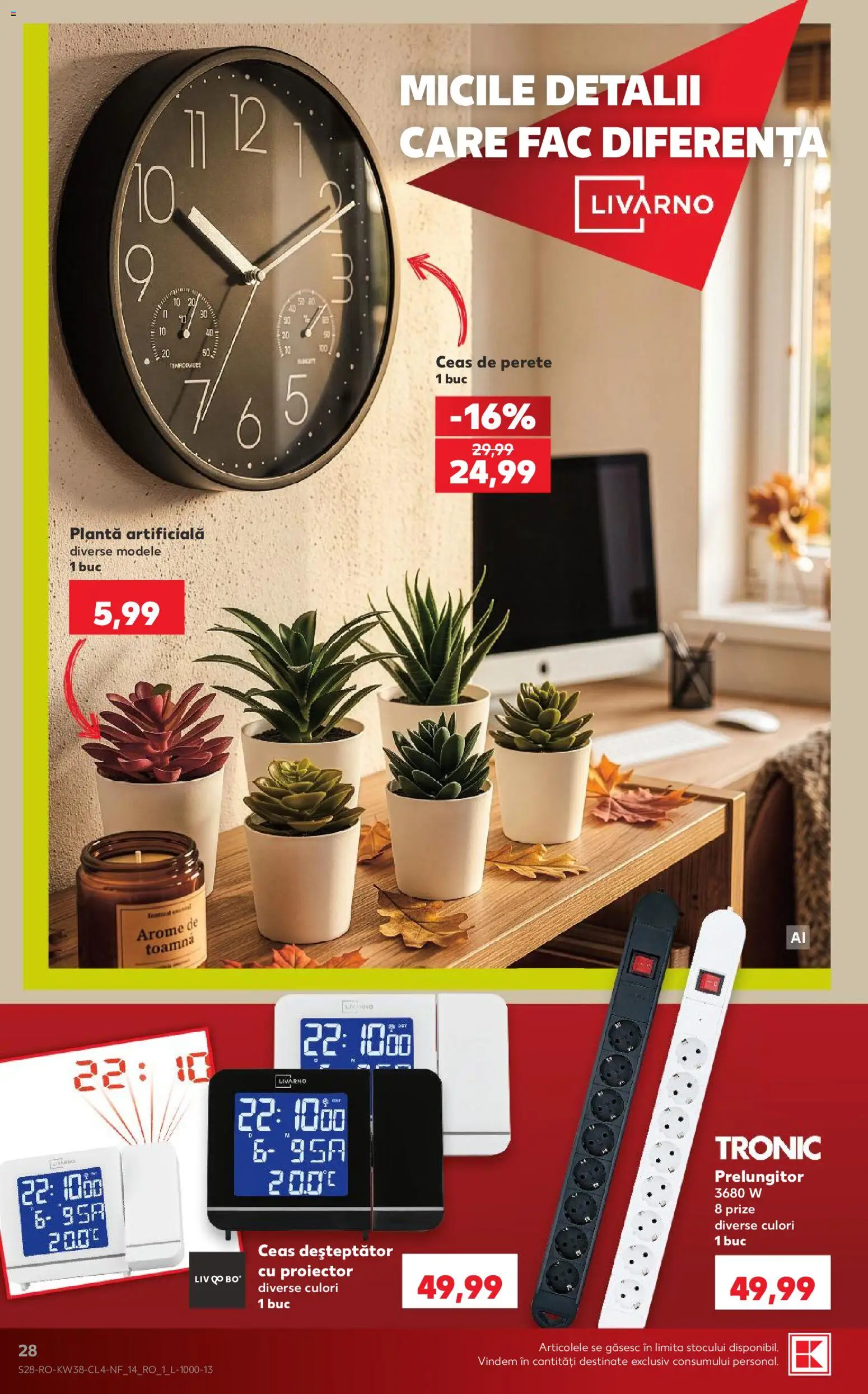 Catalog Kaufland 16 - 21 Septembrie 2026 | Pagina 28 | Produse: Prize, Ceas, Prelungitor