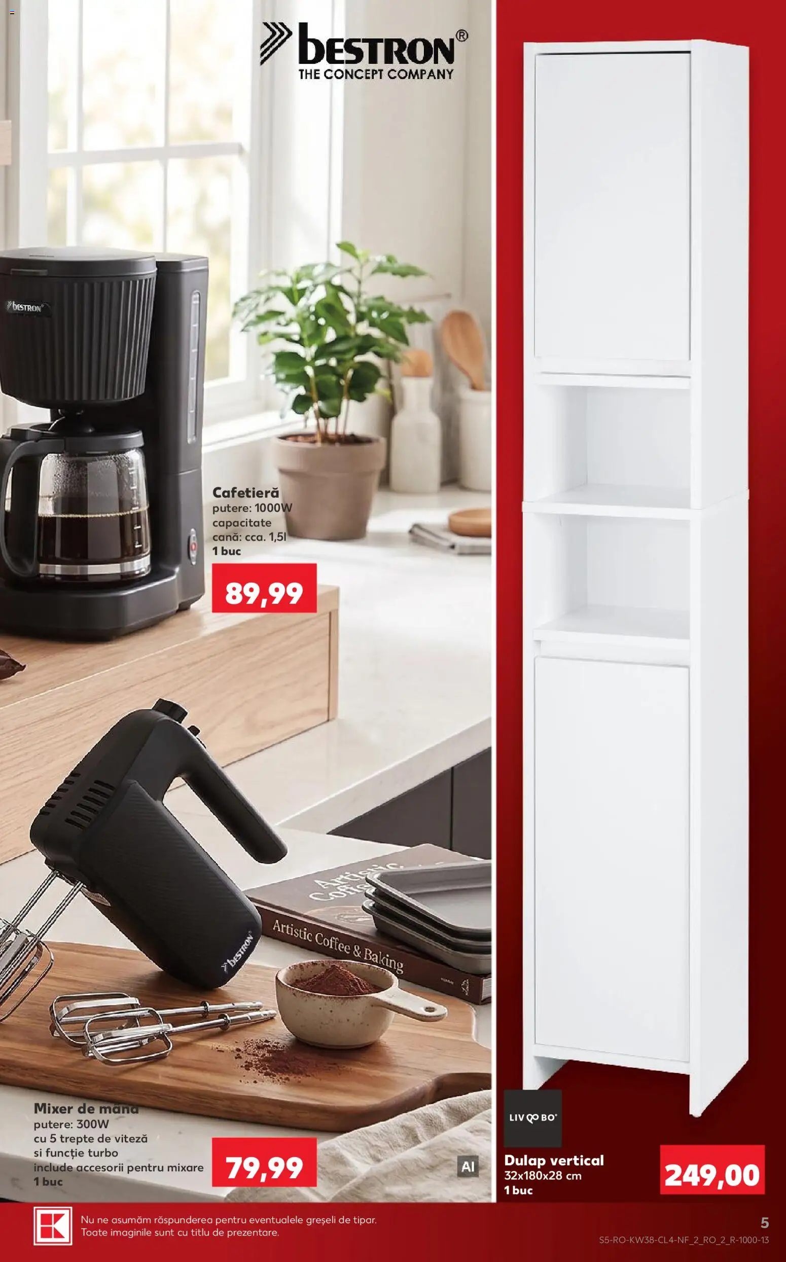 Catalog Kaufland 16 - 21 Septembrie 2026 | Pagina 5 | Produse: Cafetieră, Mixer