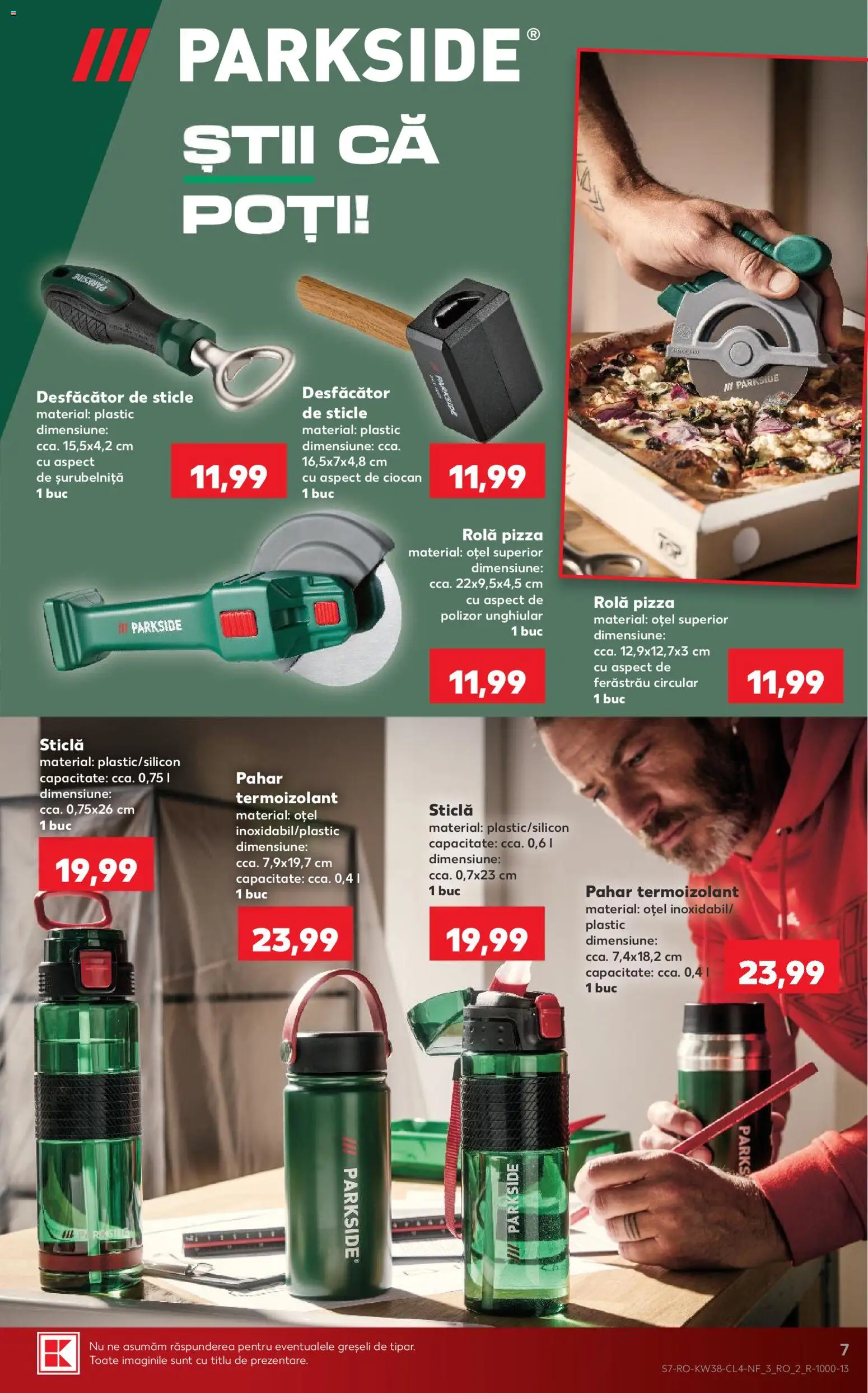 Catalog Kaufland 16 - 21 Septembrie 2026 | Pagina 7 | Produse: Ferăstrău, Polizor, Parkside, Pizza