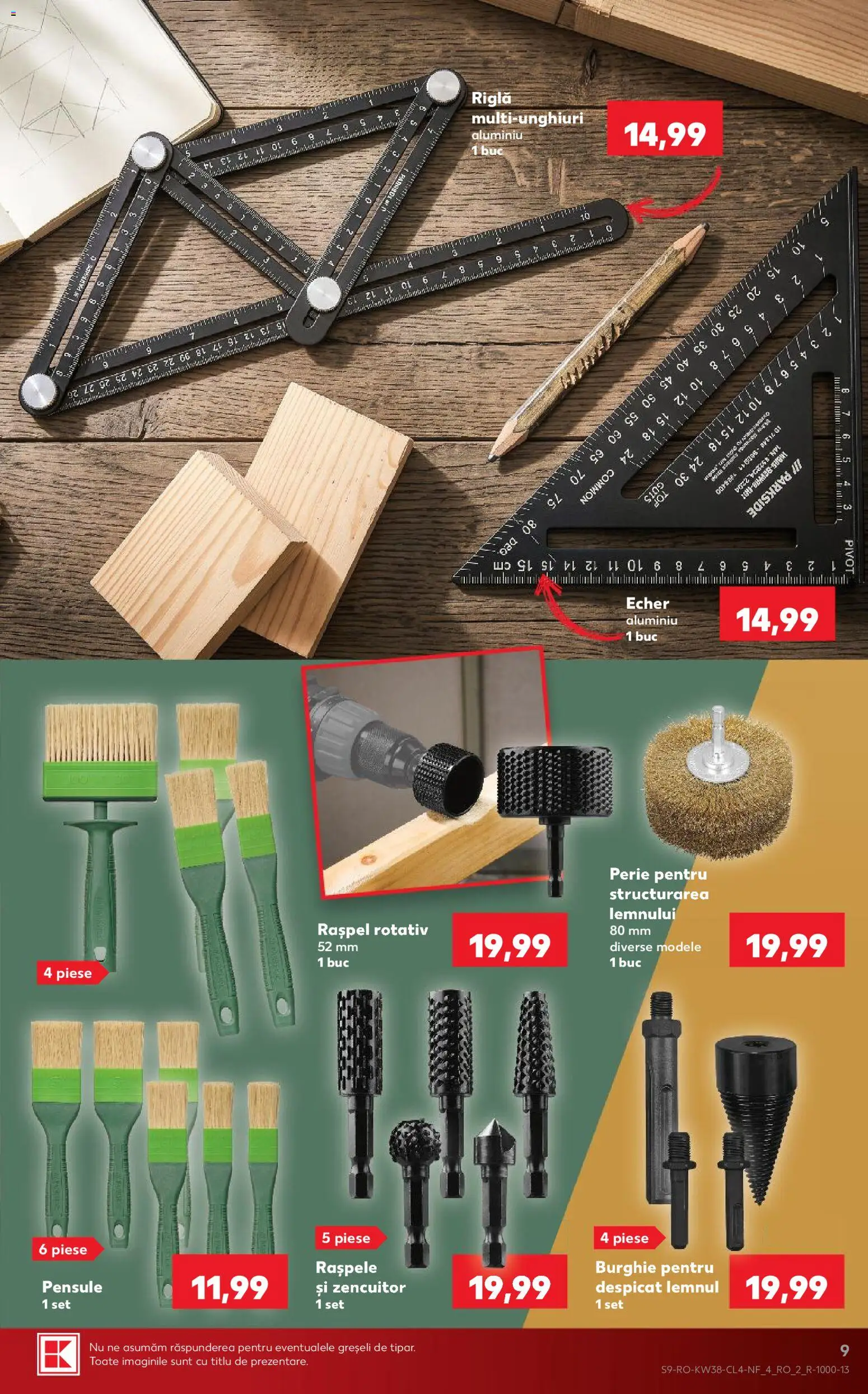 Catalog Kaufland 16 - 21 Septembrie 2026 | Pagina 9 | Produse: Parkside, Perie