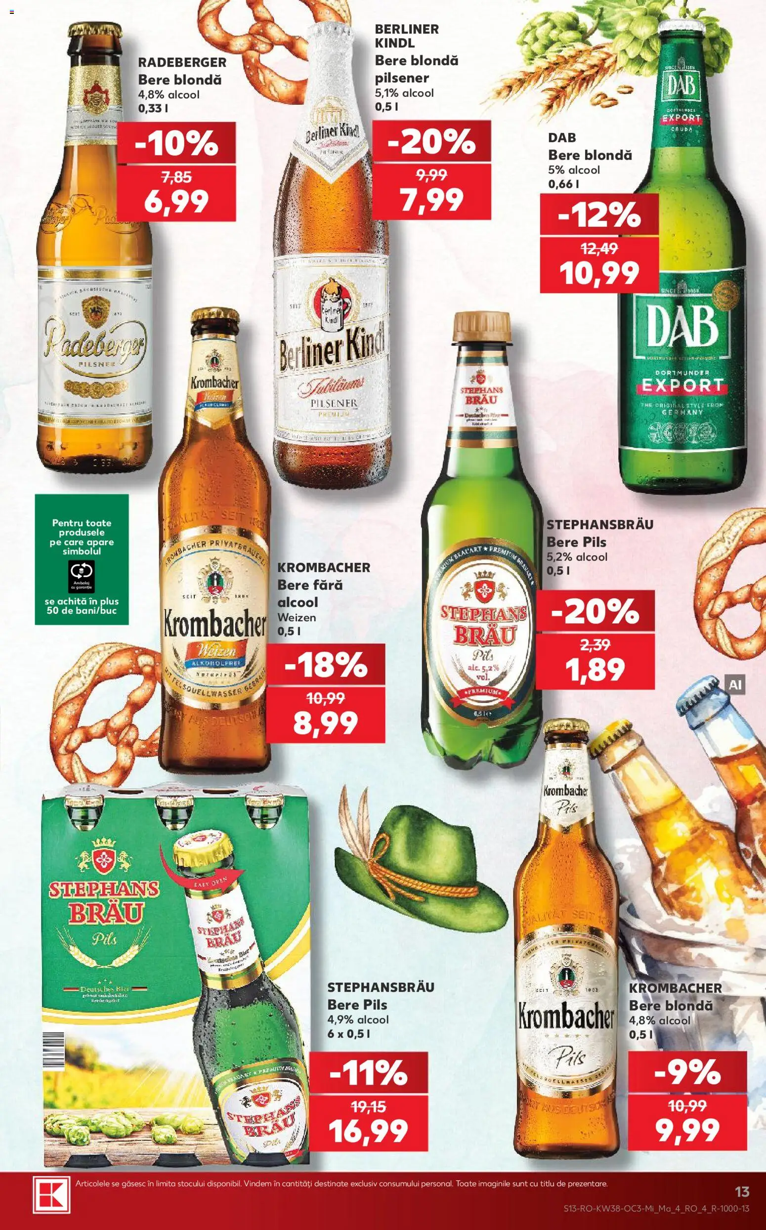 Catalog Kaufland 16 - 21 Septembrie 2026 | Pagina 13 | Produse: Premium, Bere, Berliner, Plus
