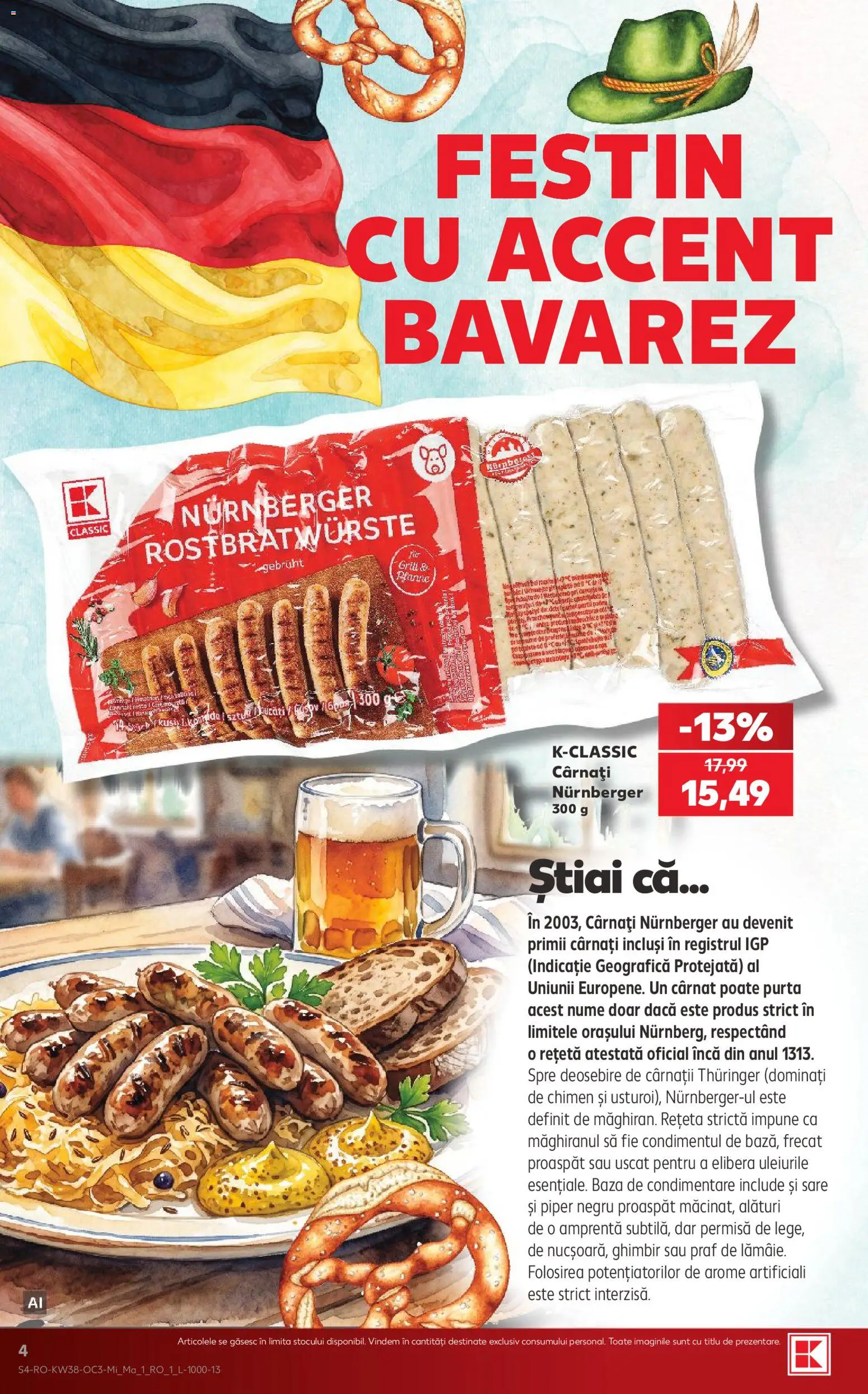 Catalog Kaufland 16 - 21 Septembrie 2026 | Pagina 4 | Produse: Grill, Sare, Piper, Cârnați