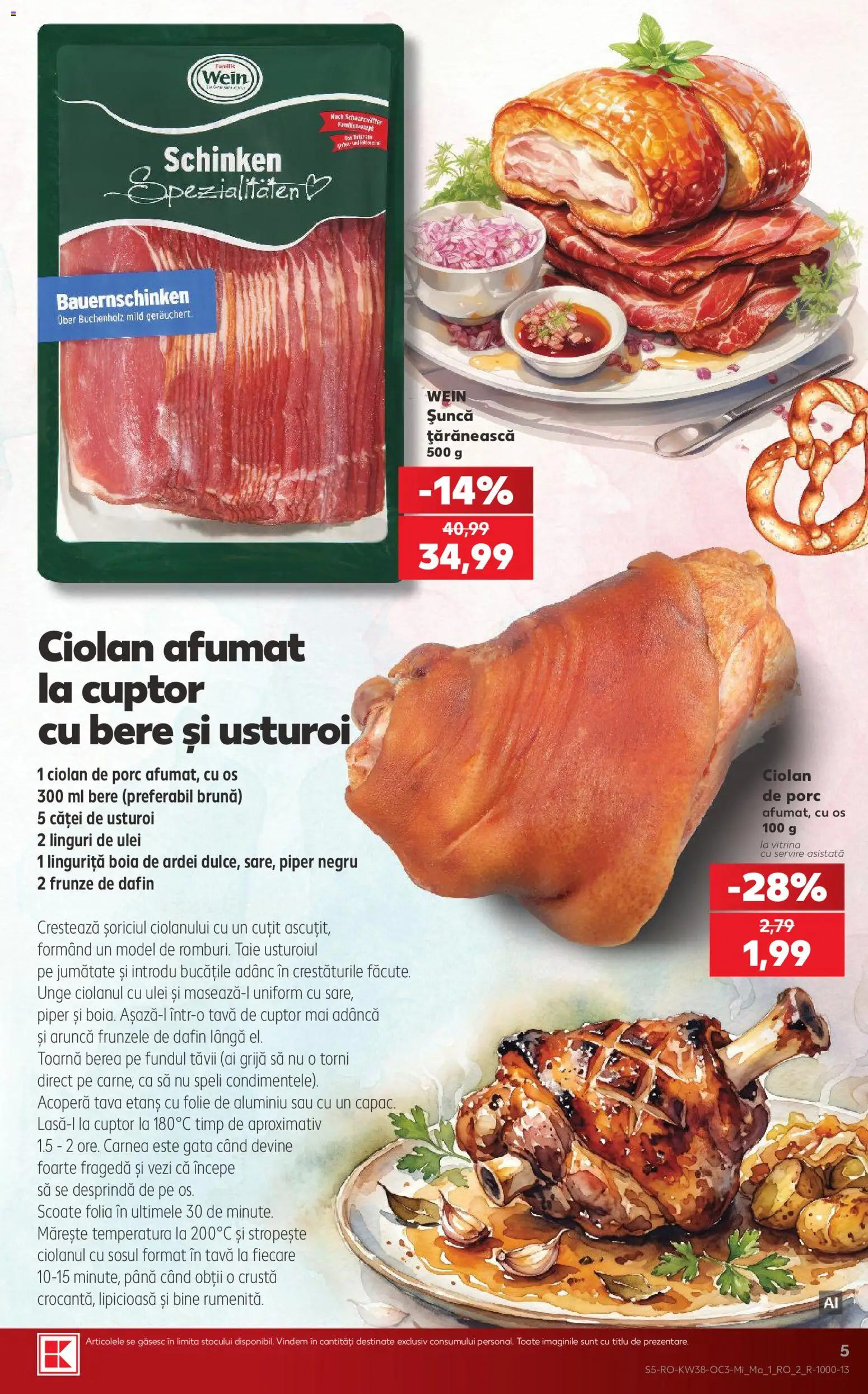 Catalog Kaufland 16 - 21 Septembrie 2026 | Pagina 5 | Produse: Linguri, Ulei, Șuncă, Piper