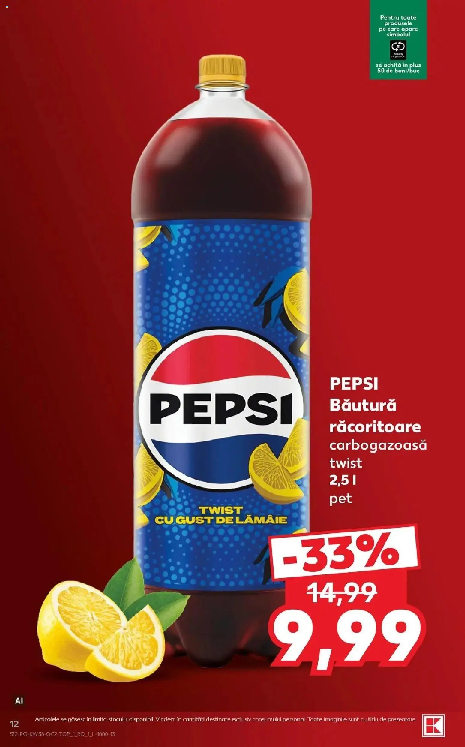 Catalog Kaufland 16 - 21 Septembrie 2026 | Pagina 12 | Produse: Bautura racoritoare, Pepsi, Lămâie, Plus