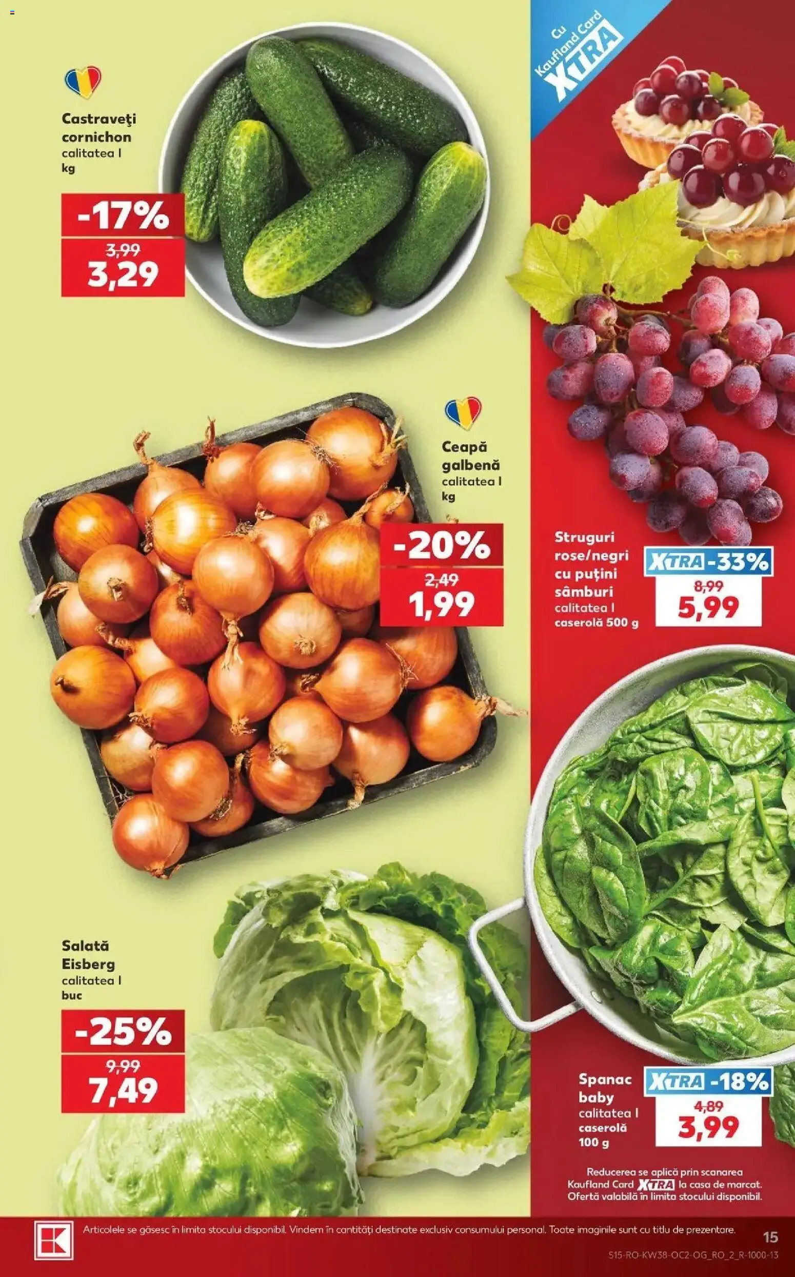 Catalog Kaufland 16 - 21 Septembrie 2026 | Pagina 15 | Produse: Baby, Caserola, Ceapă galbenă, Castraveți