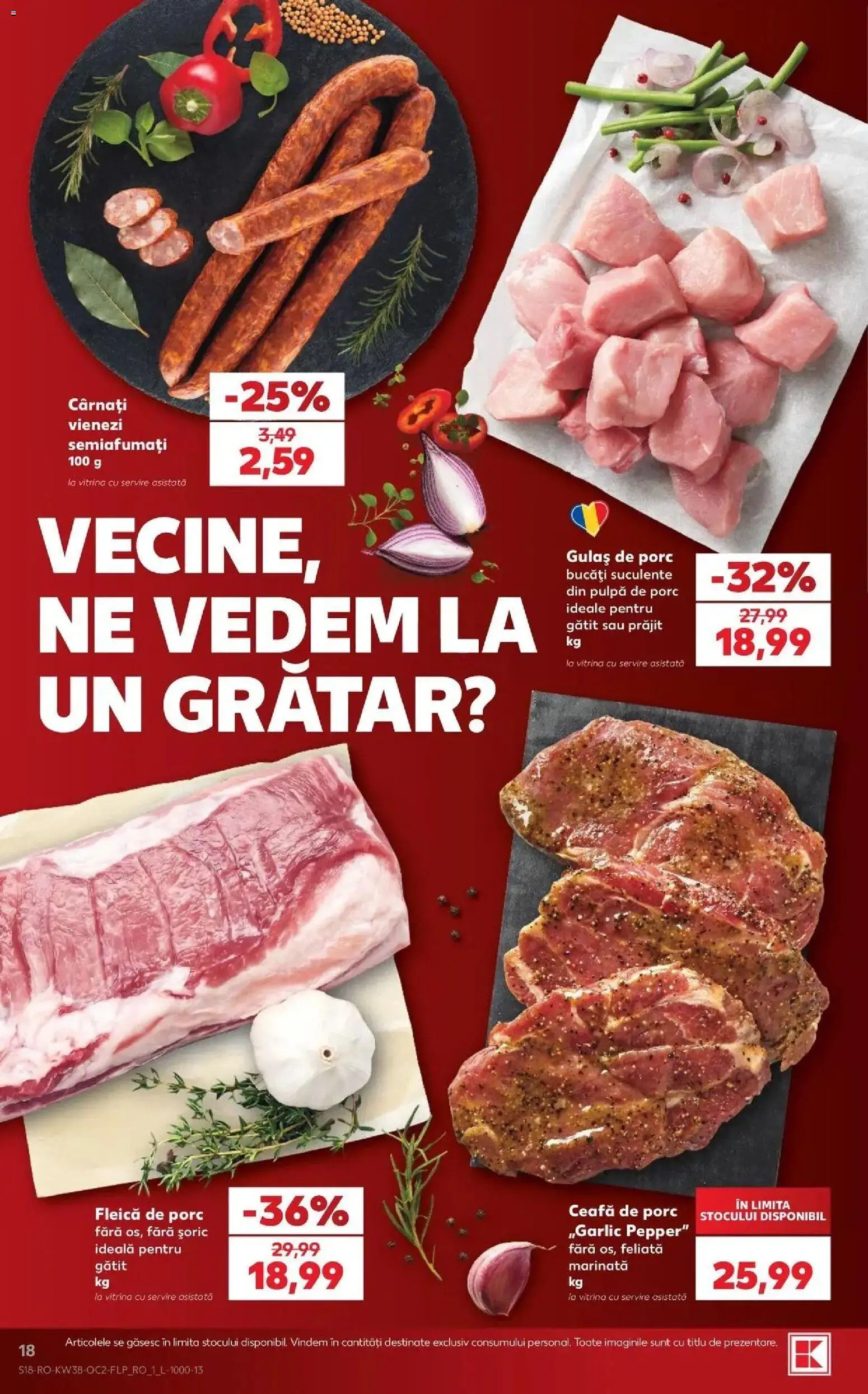 Catalog Kaufland 16 - 21 Septembrie 2026 | Pagina 18 | Produse: Grătar, Vitrină, Gulaș, Cârnați