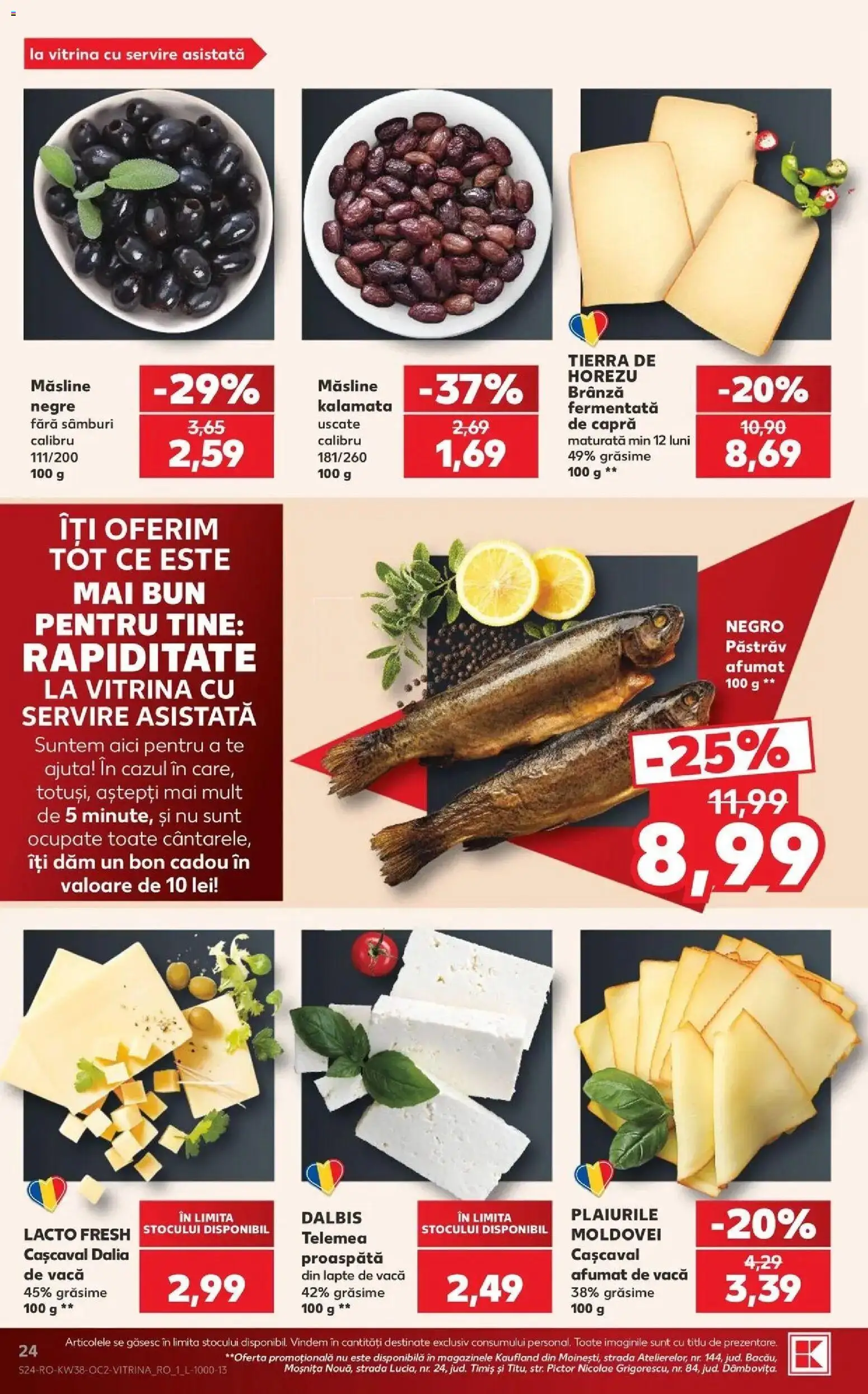 Catalog Kaufland 16 - 21 Septembrie 2026 | Pagina 24 | Produse: Pastrav, Vitrină, Cașcaval, Lapte