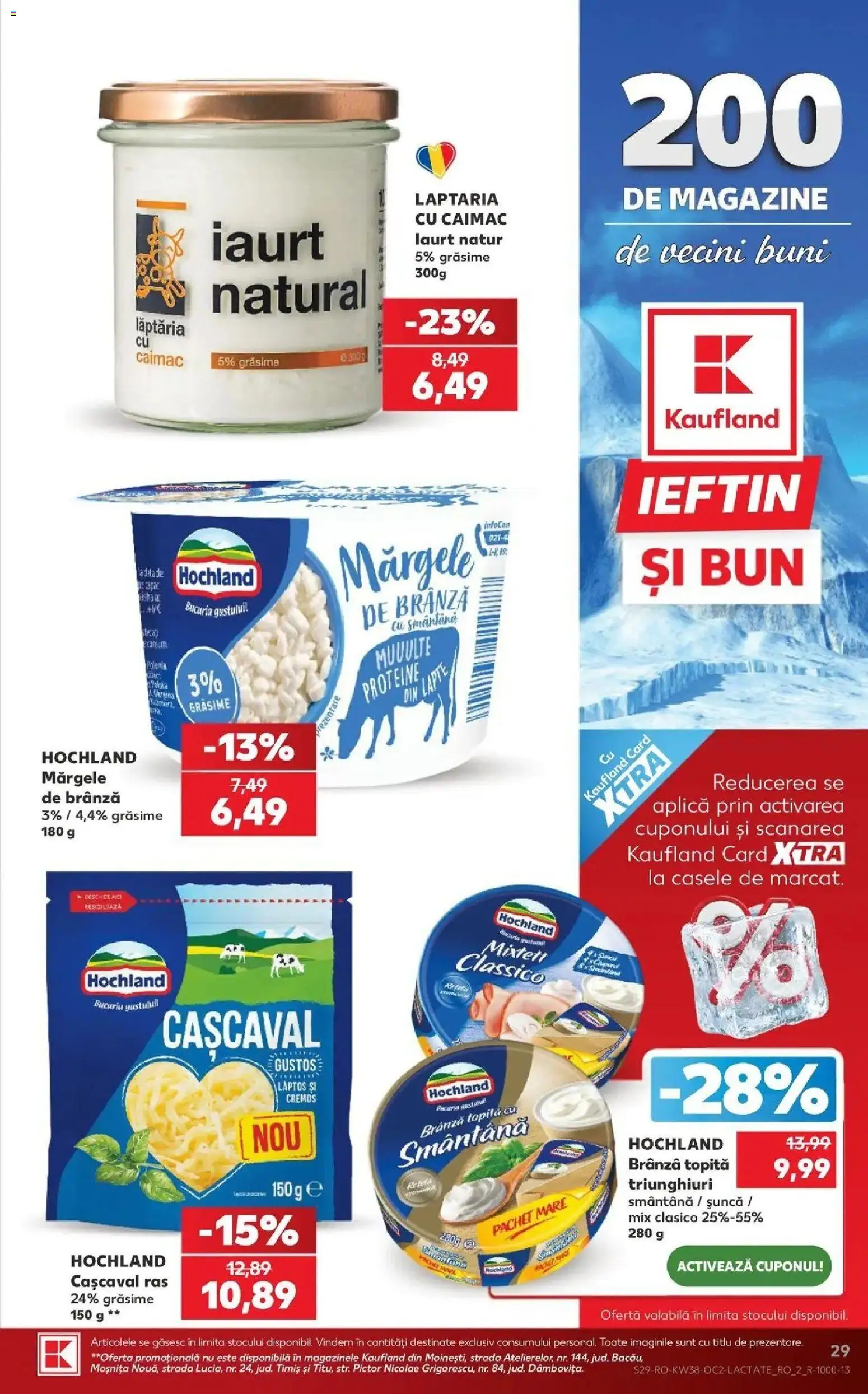 Catalog Kaufland 16 - 21 Septembrie 2026 | Pagina 29 | Produse: Lapte, Iaurt, Șuncă, Smântână