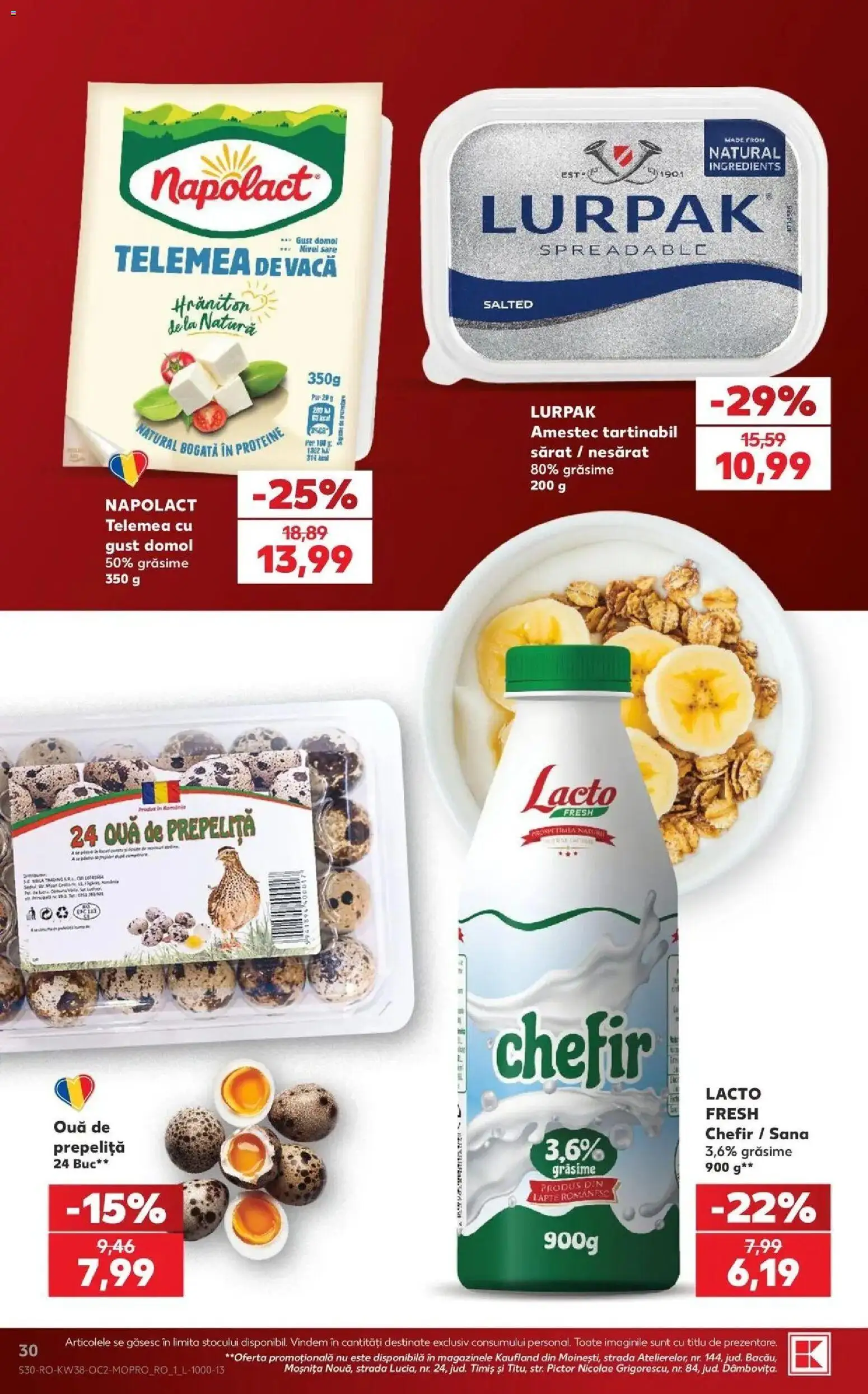 Catalog Kaufland 16 - 21 Septembrie 2026 | Pagina 30 | Produse: Proteine, Lurpak, Amestec, Sare
