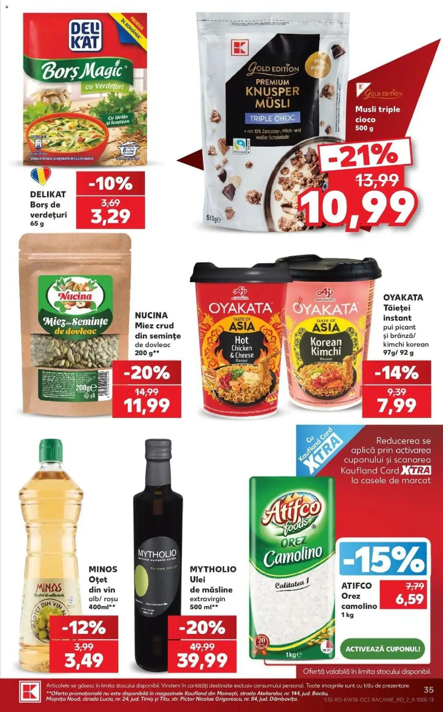 Catalog Kaufland 16 - 21 Septembrie 2026 | Pagina 35 | Produse: Premium, Aplică, Ulei, Orez