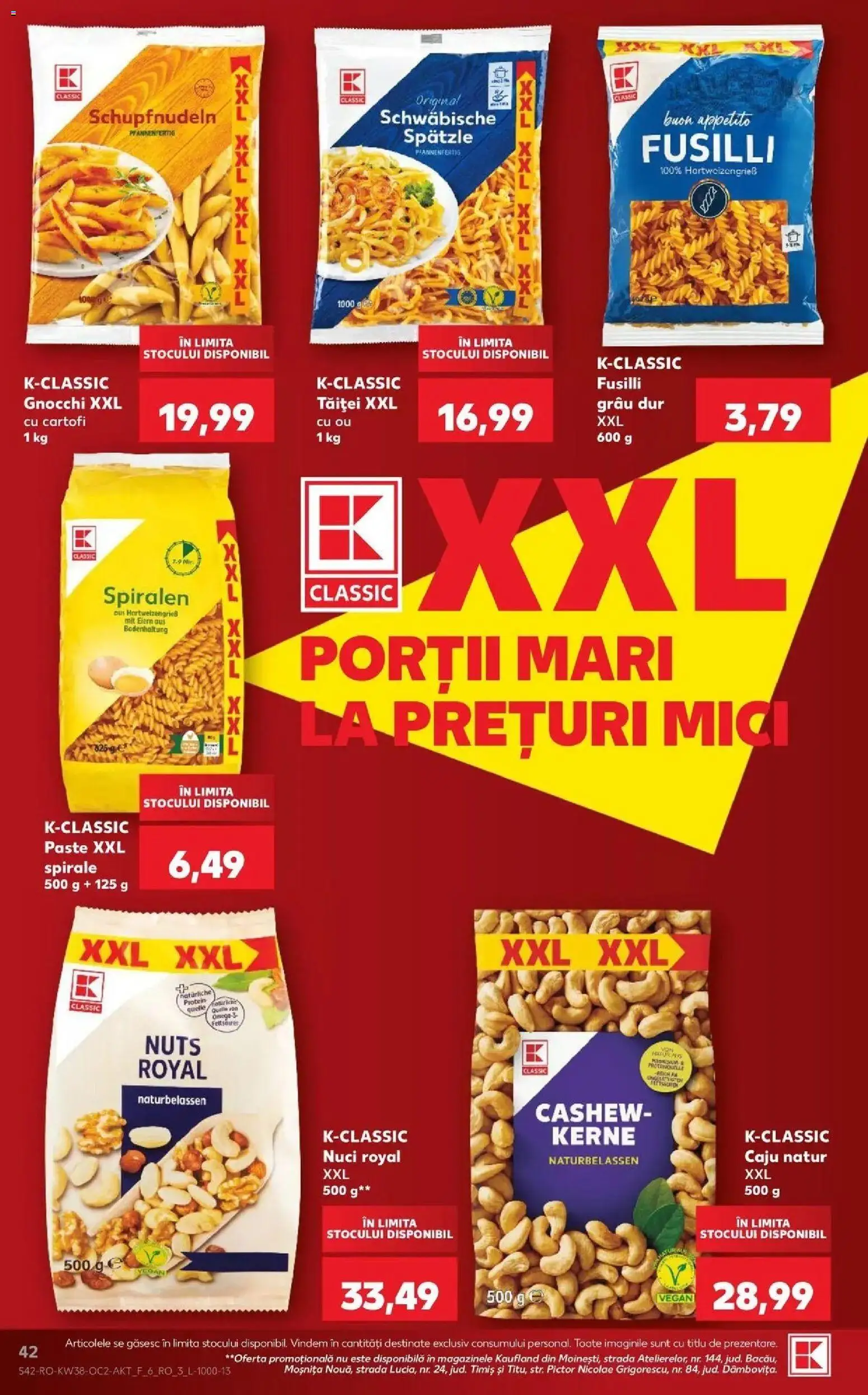 Catalog Kaufland 16 - 21 Septembrie 2026 | Pagina 42 | Produse: Caju, Paste, Nuci, Cartofi