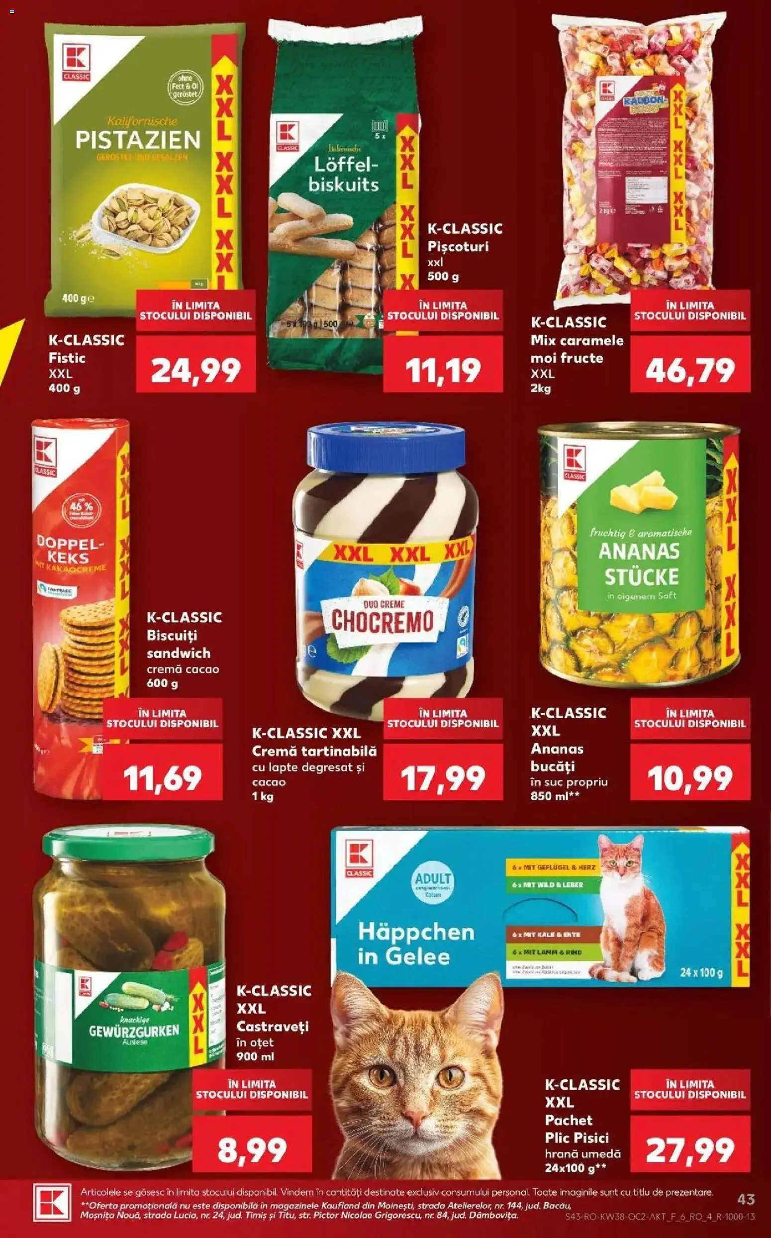 Catalog Kaufland 16 - 21 Septembrie 2026 | Pagina 43 | Produse: Oțet, Fistic, Biscuiți, Fructe
