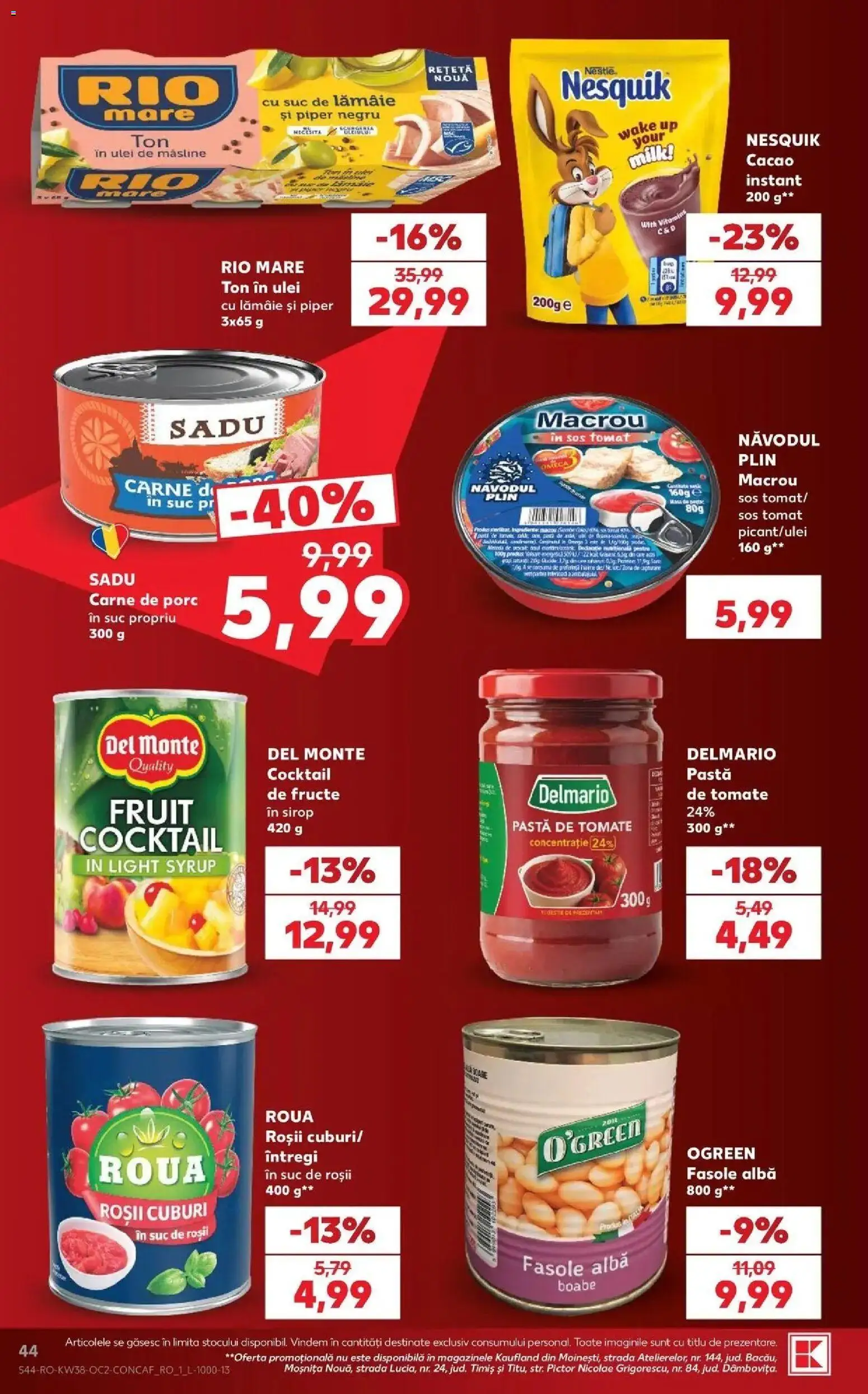 Catalog Kaufland 16 - 21 Septembrie 2026 | Pagina 44 | Produse: Alba, Carne De Porc, Sirop, Fructe