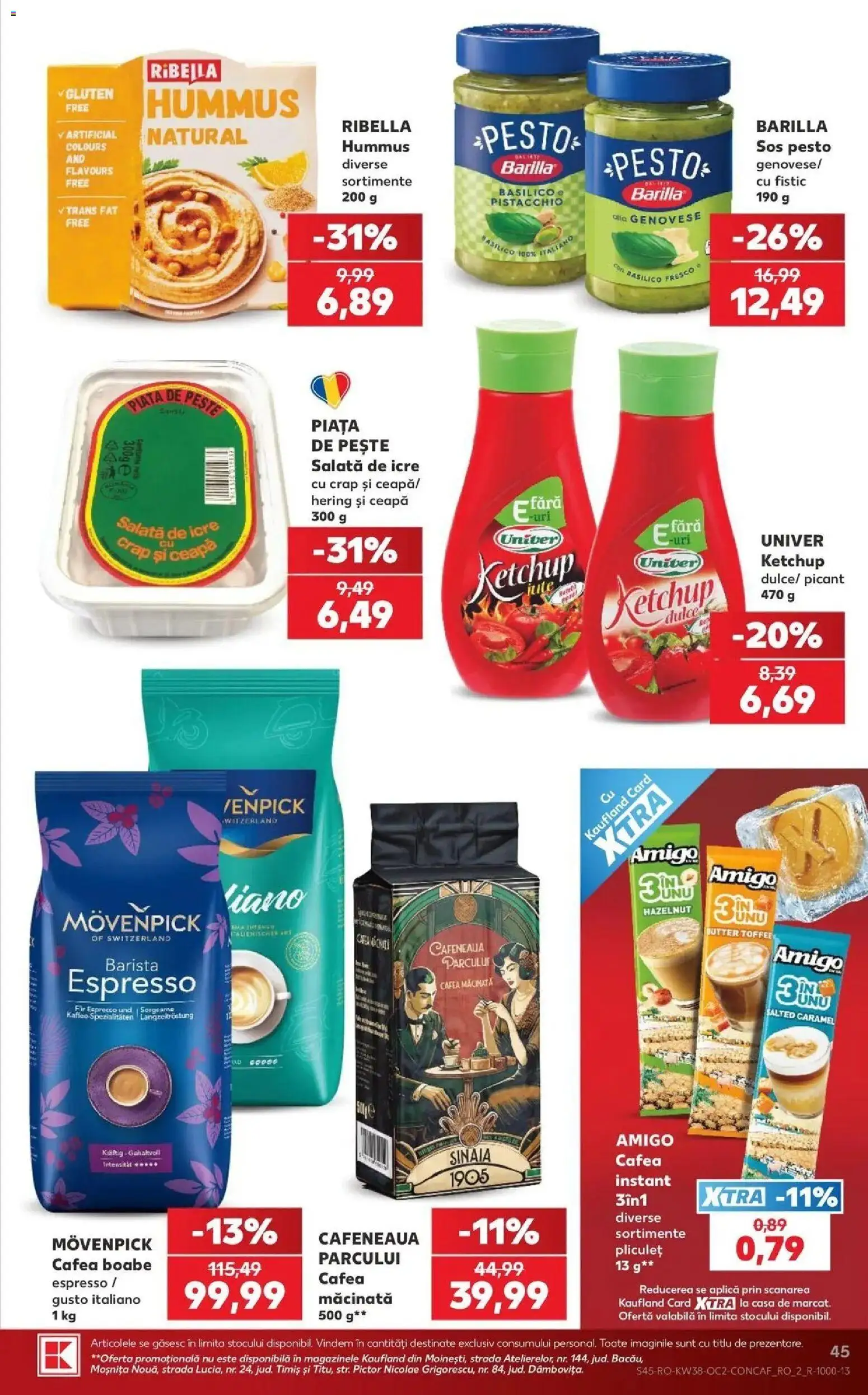 Catalog Kaufland 16 - 21 Septembrie 2026 | Pagina 45 | Produse: Barilla, Cafea, Ketchup, Salată