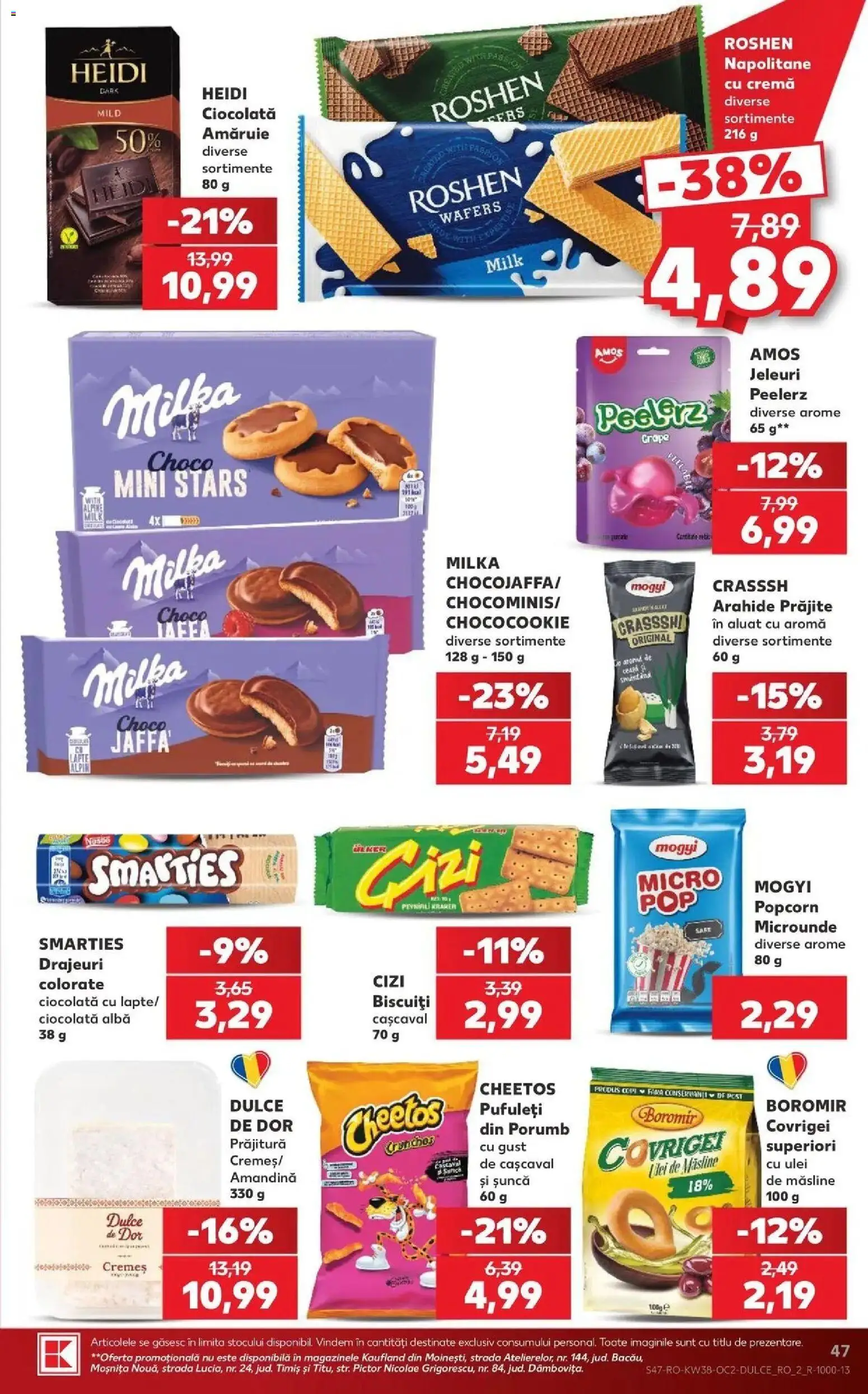 Catalog Kaufland 16 - 21 Septembrie 2026 | Pagina 47 | Produse: Cașcaval, Aluat, Ulei de masline, Ciocolată