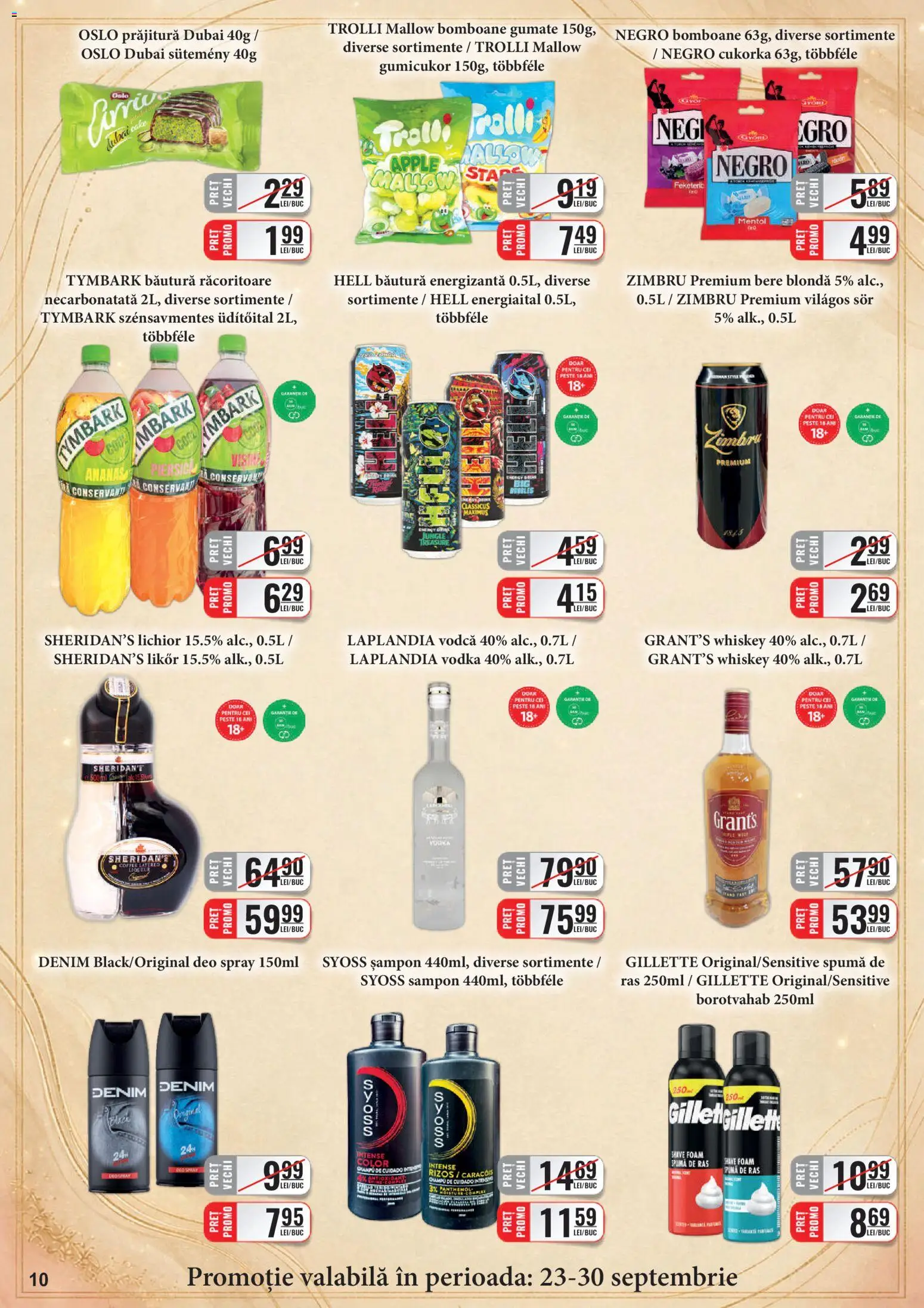 Catalog CBA 16 - 29 Septembrie 2026 | Pagina 10 | Produse: Bautura racoritoare, Șampon, Bere, Whiskey