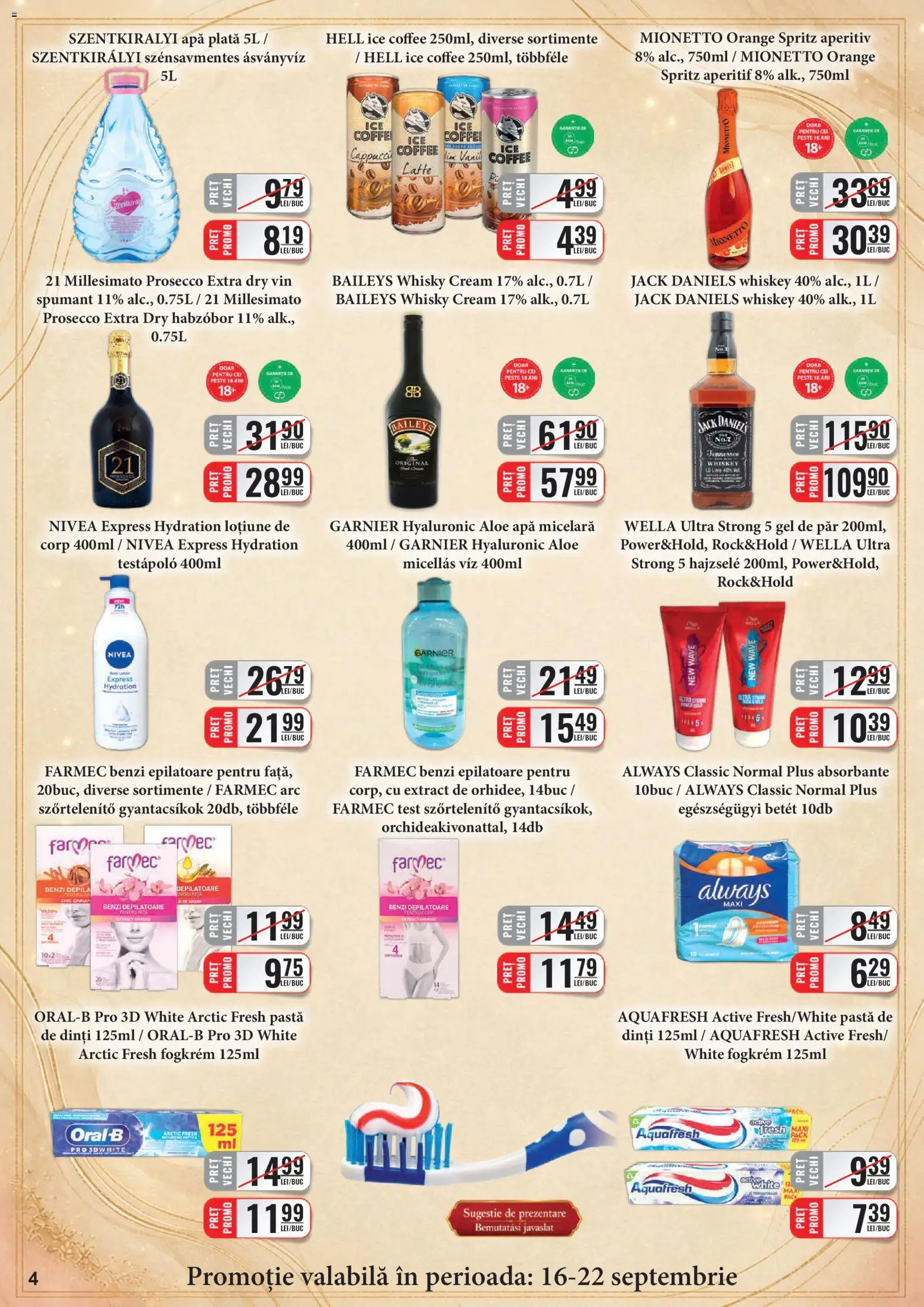 Catalog CBA 16 - 29 Septembrie 2026 | Pagina 4 | Produse: Nivea, Prosecco, Benzi depilatoare, Plus