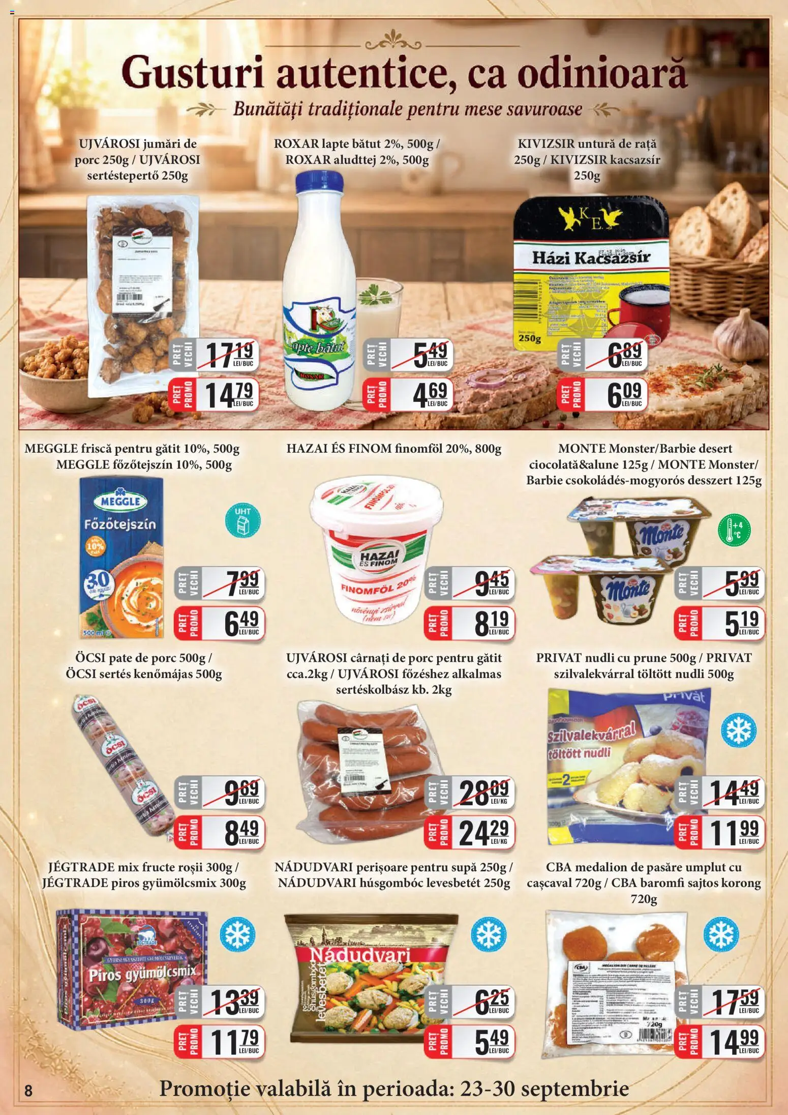 Catalog CBA 16 - 29 Septembrie 2026 | Pagina 8 | Produse: Cașcaval, Rață, Lapte, Fructe