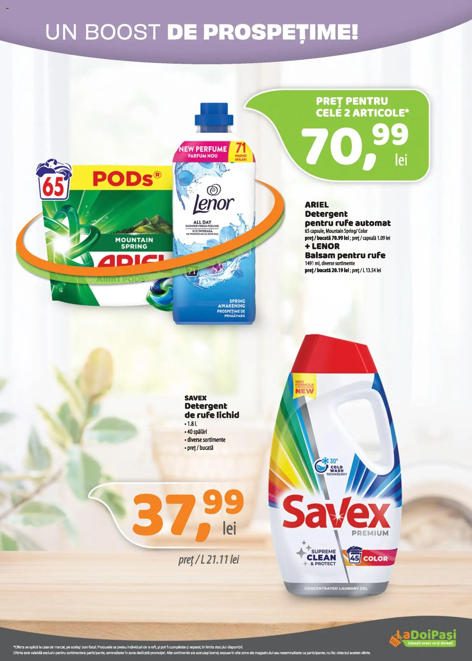 Catalog LaDoiPași 16 - 29 Septembrie 2026 | Pagina 14 | Produse: Premium, Clean, Balsam, Balsam pentru rufe