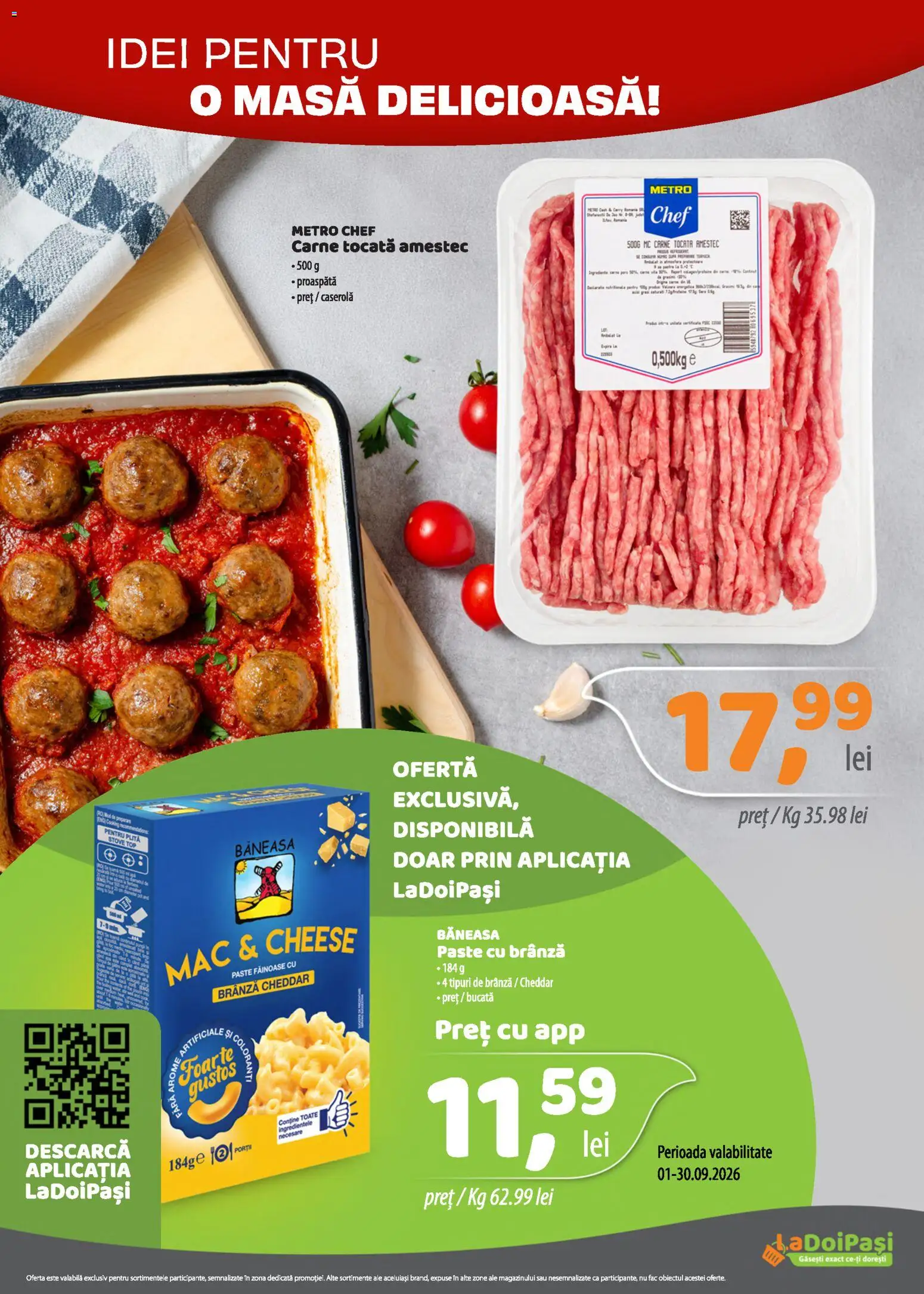 Catalog LaDoiPași 16 - 29 Septembrie 2026 | Pagina 3 | Produse: Caserola, Top, Paste, Amestec
