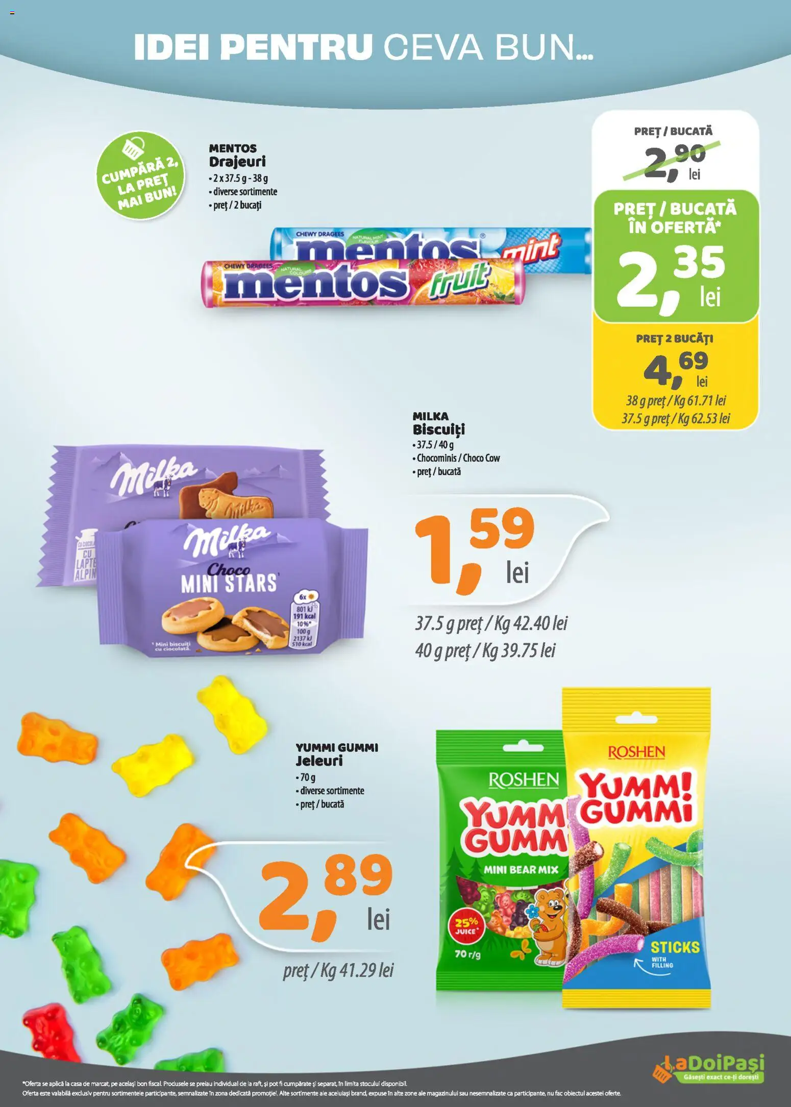 Catalog LaDoiPași 16 - 29 Septembrie 2026 | Pagina 5 | Produse: Aplică, Lapte, Biscuiți, Jeleuri