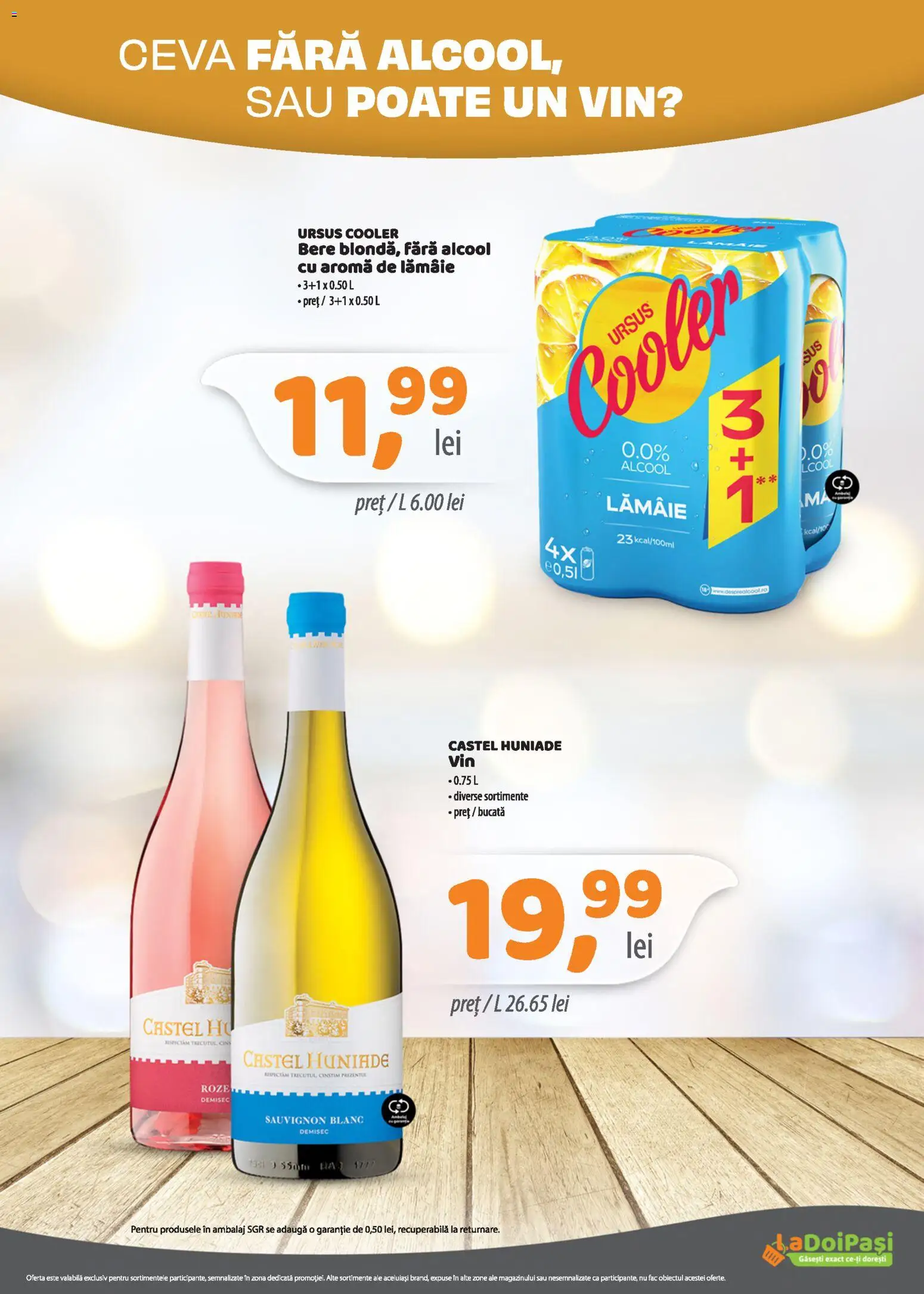 Catalog LaDoiPași 16 - 29 Septembrie 2026 | Pagina 8 | Produse: Ursus cooler, Vin, Sauvignon, Lămâie