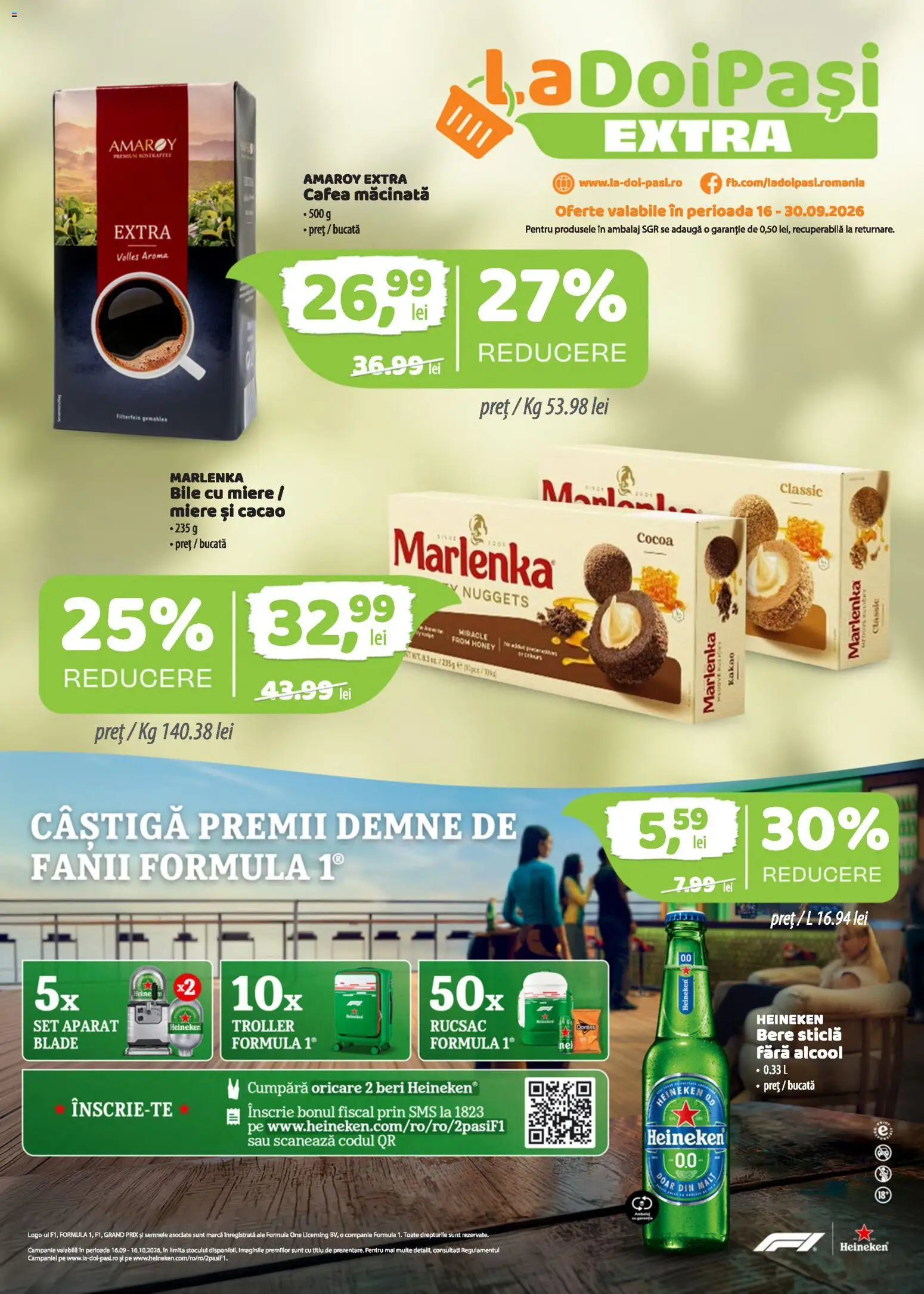 Catalog LaDoiPași 16 - 29 Septembrie 2026 | Pagina 1 | Produse: Premium, Aparat, Bere, Cacao