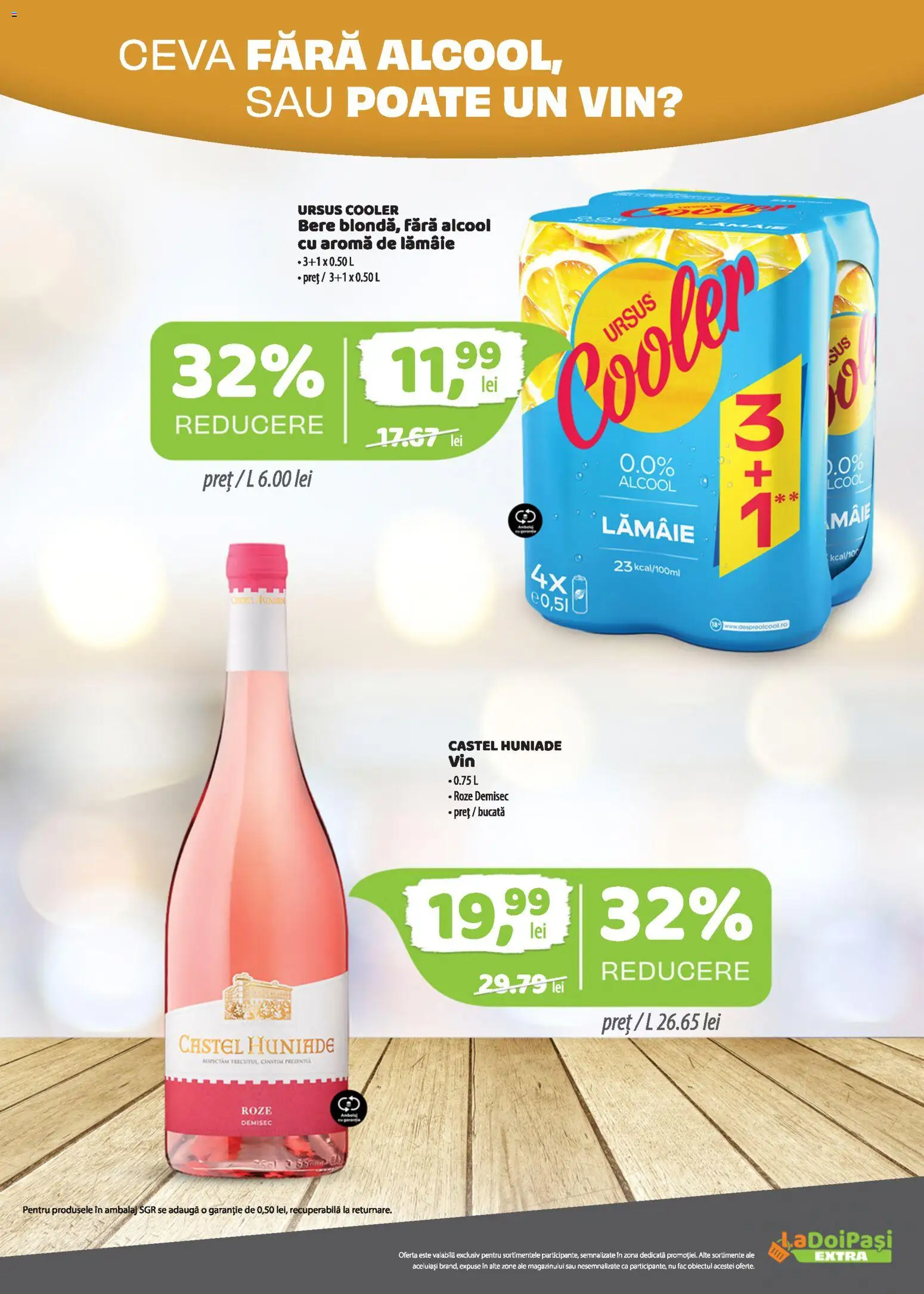 Catalog LaDoiPași 16 - 29 Septembrie 2026 | Pagina 13 | Produse: Ursus, Castel huniade, Vin, Lămâie